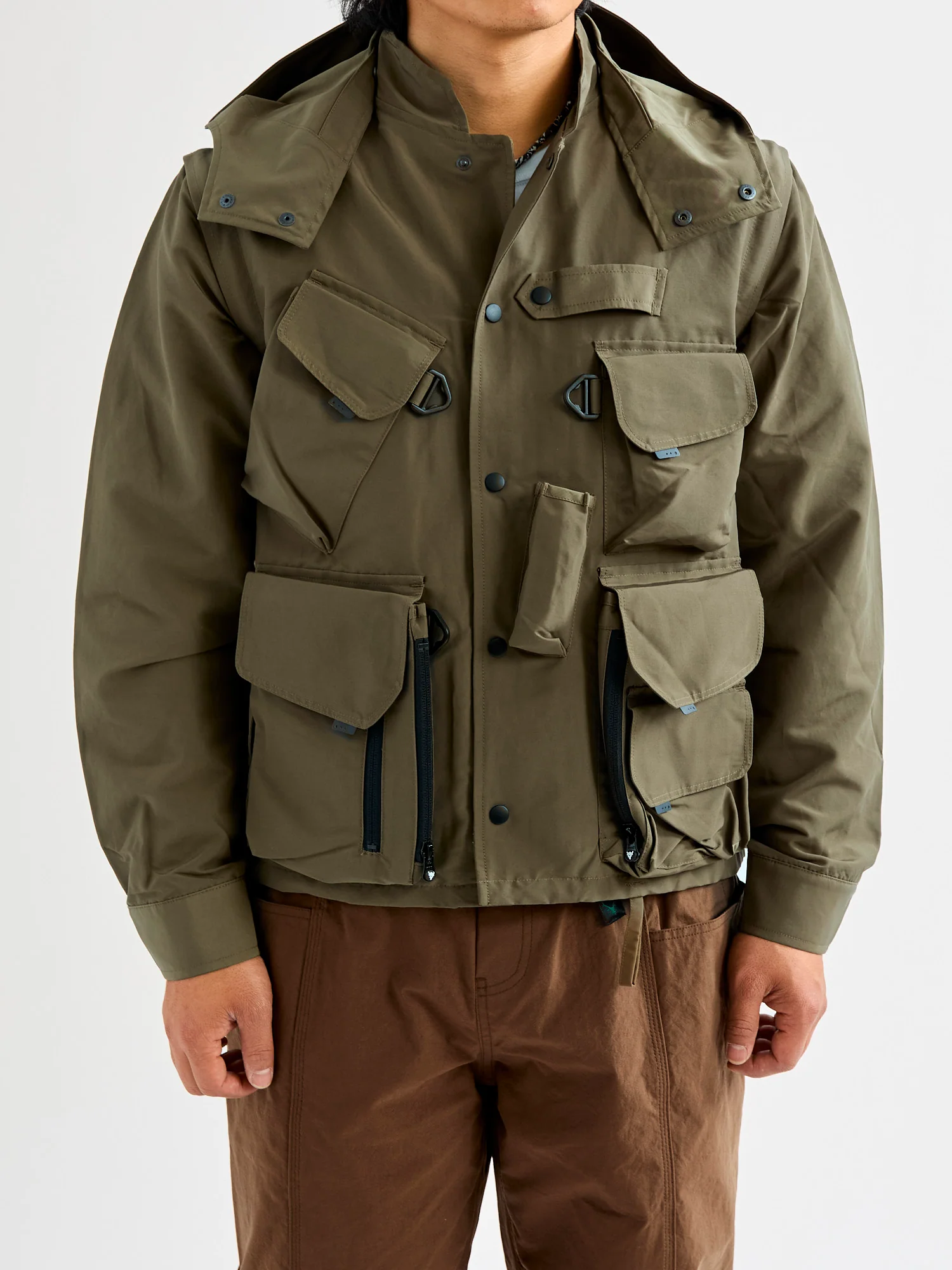 Crossgrain Tenkara Trout Parka in Olive - Image 2