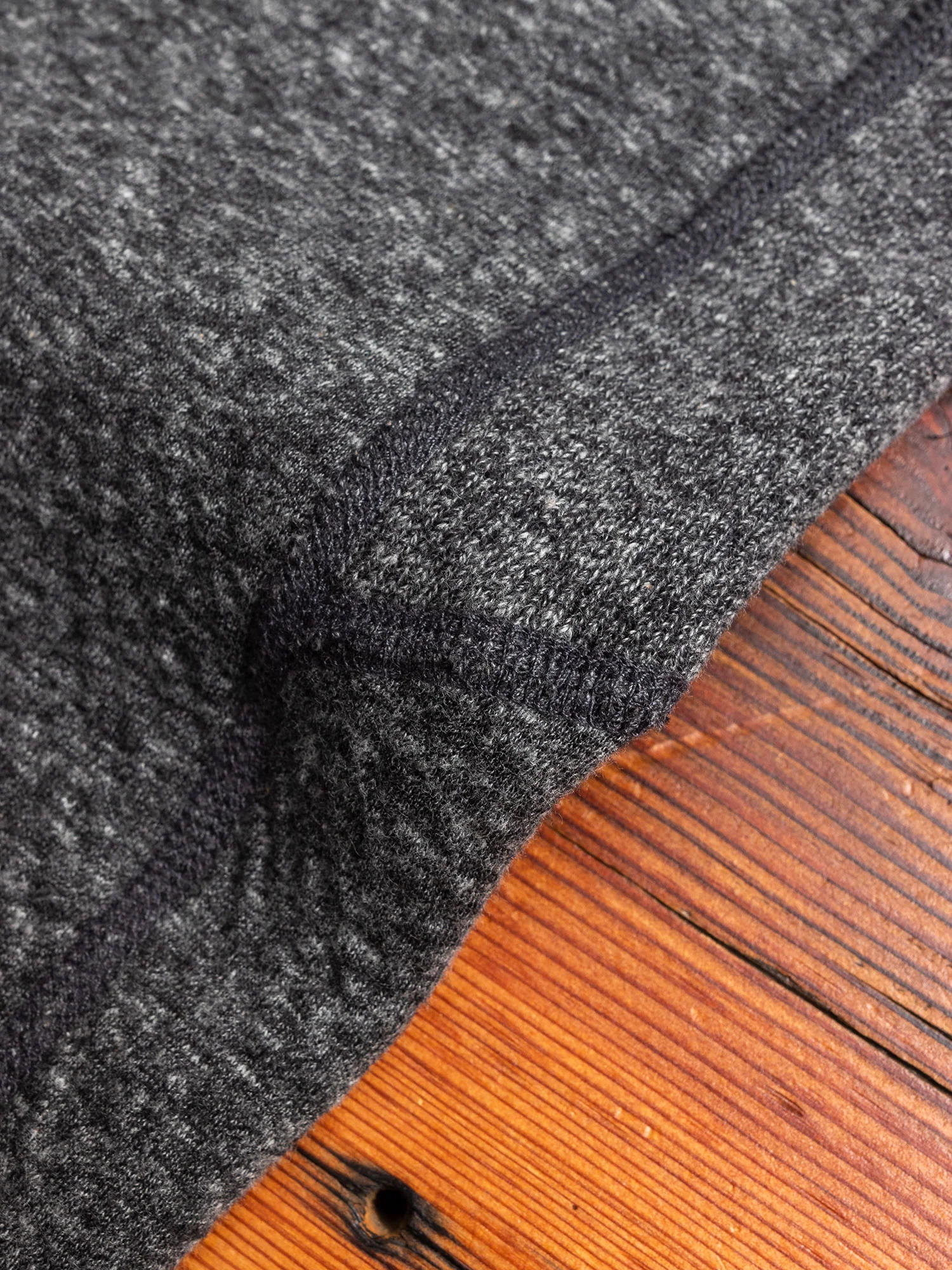 Cabin Fleece Sweatpant in Melange Black - Image 6