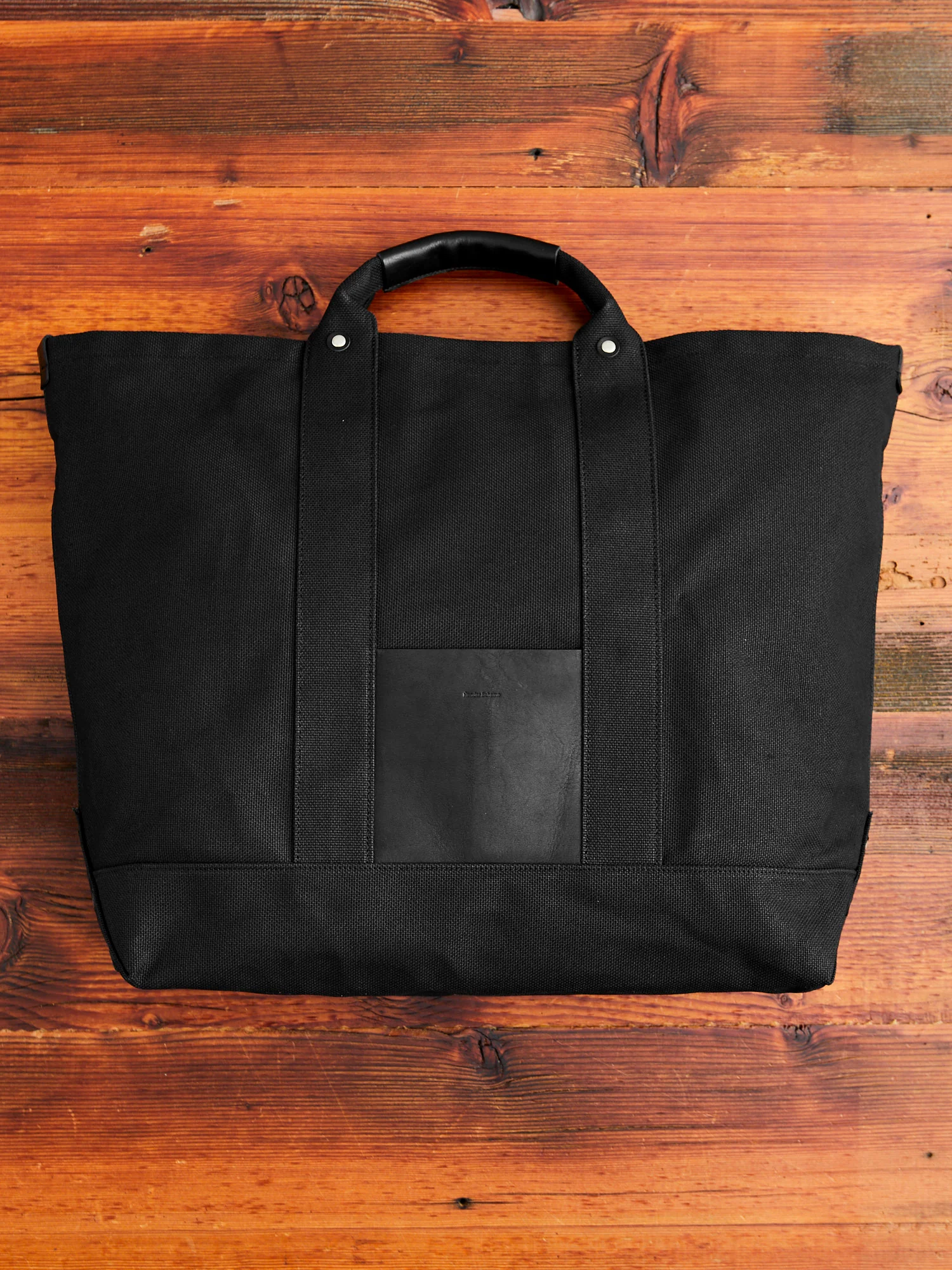 Campus Big Tote Bag in Black - Image 7
