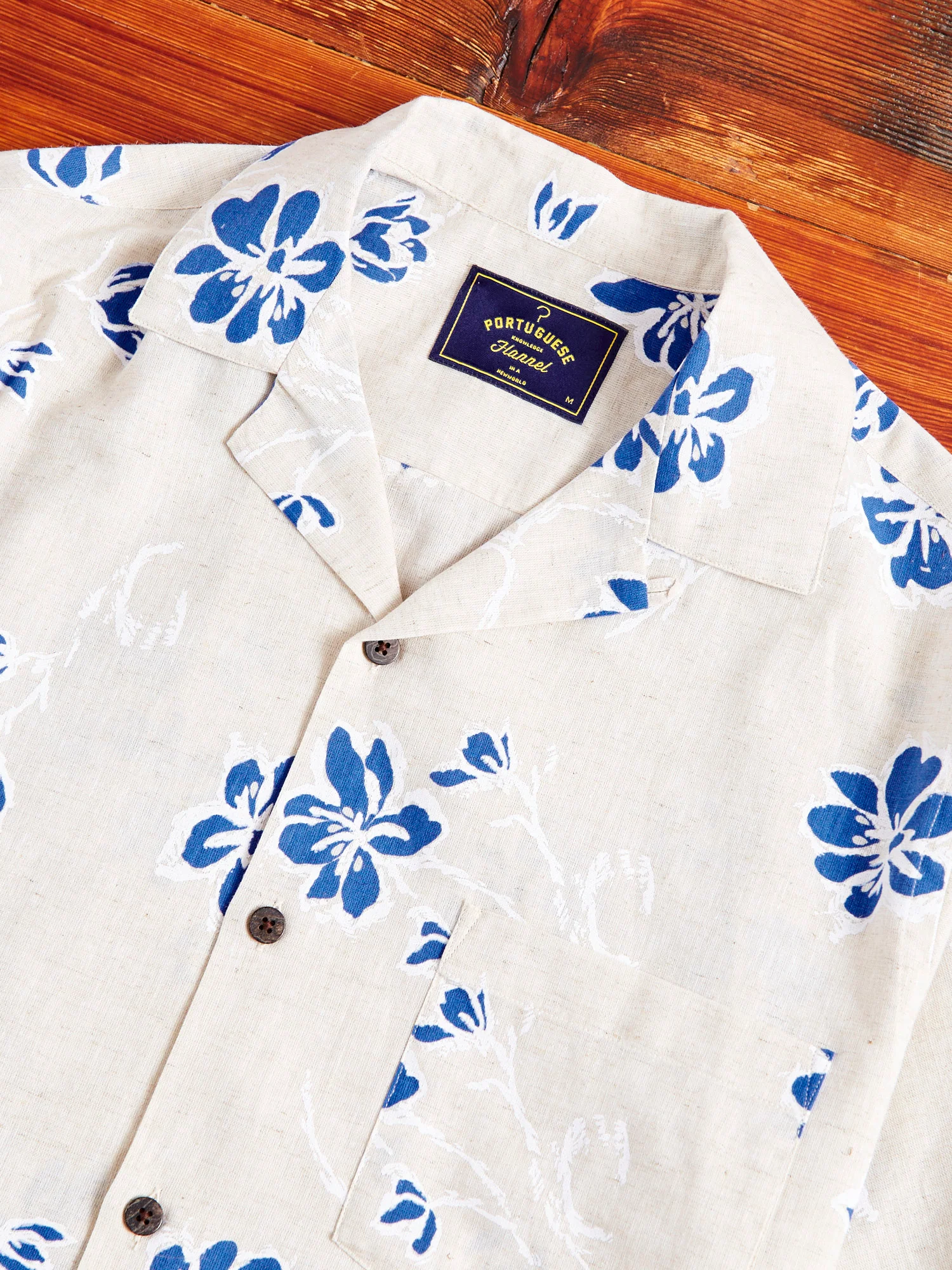 Canvas Button-Up Shirt in Blue - Image 3