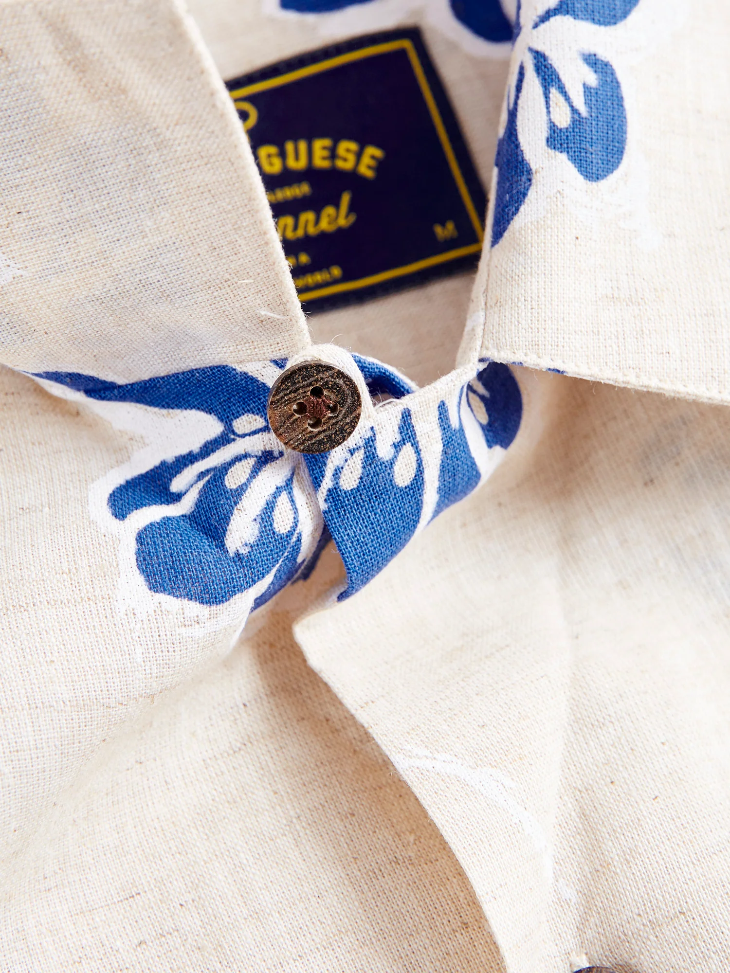 Canvas Button-Up Shirt in Blue - Image 7