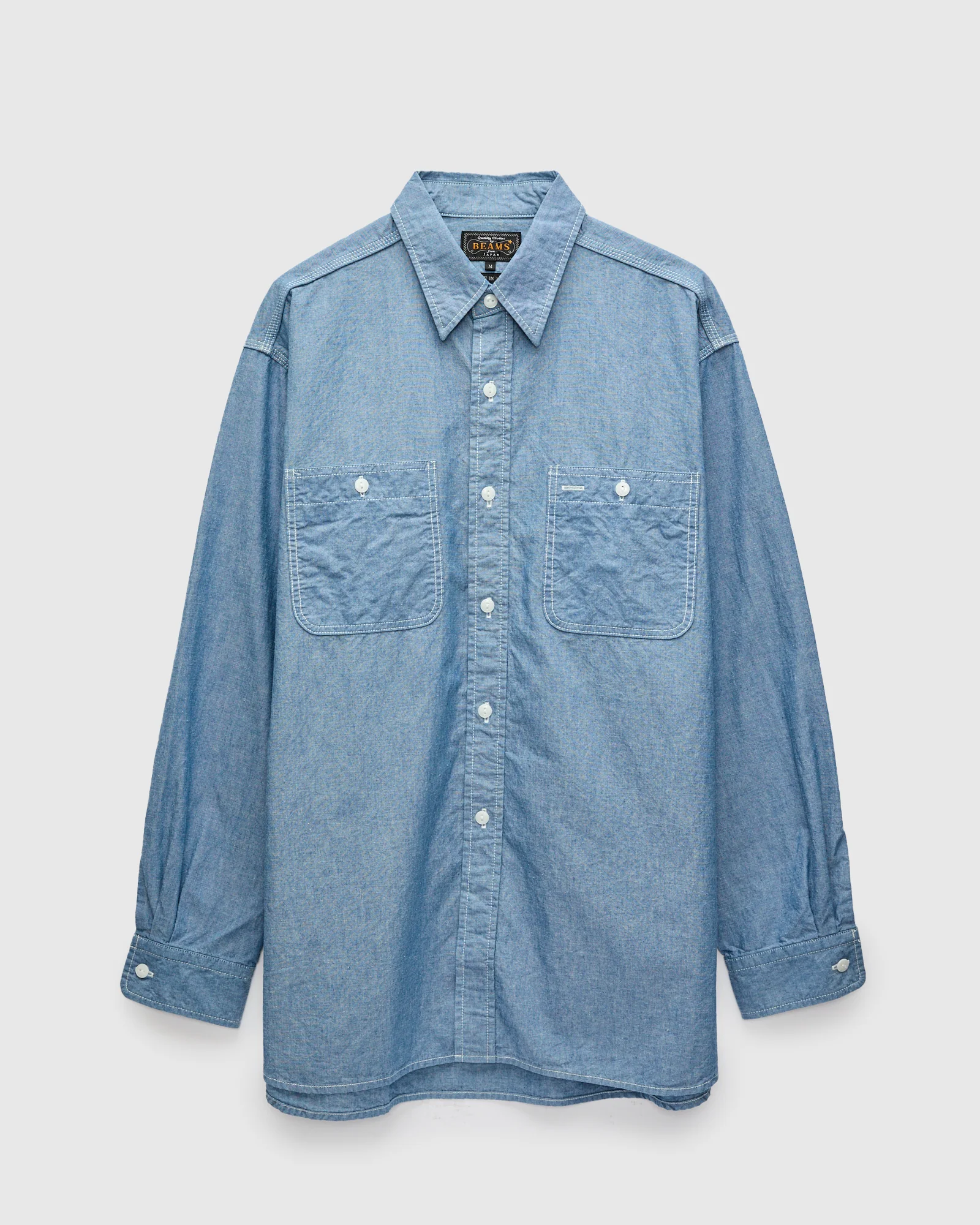 Chambray Workshirt in Sax
