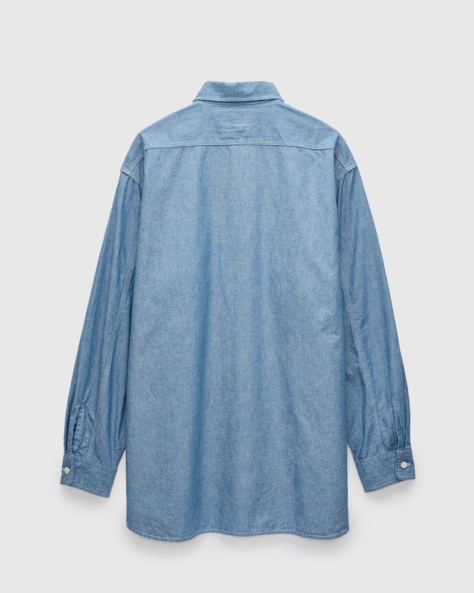 Chambray Workshirt in Sax - Image 2