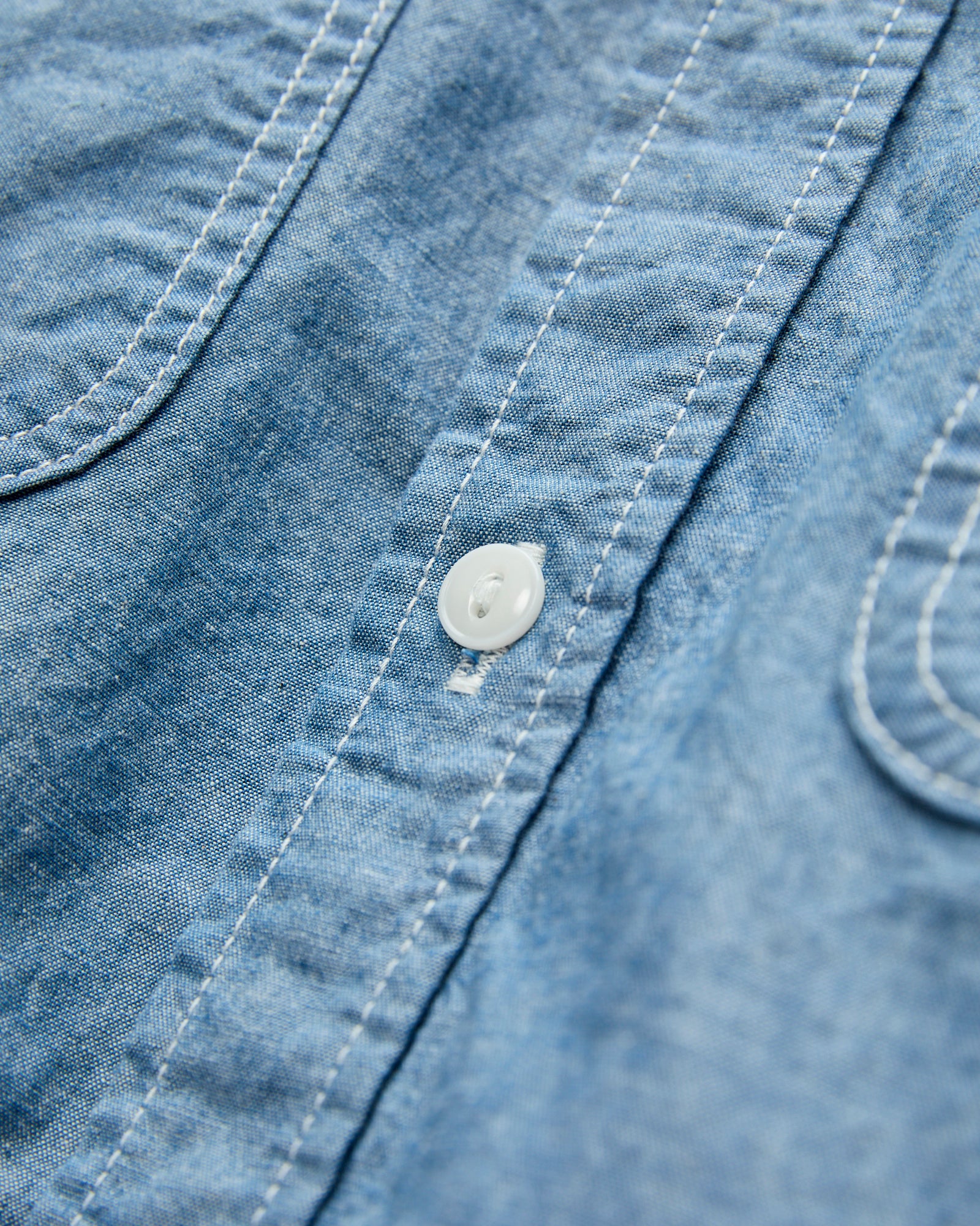 Chambray Workshirt in Sax - Image 4