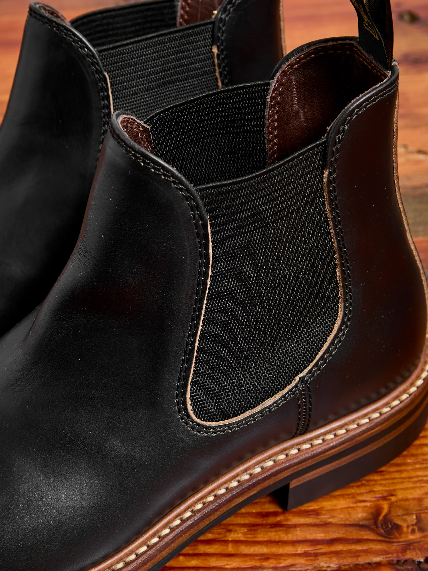 Chelsea Boot in Horween Chromexcel Black - Image 10