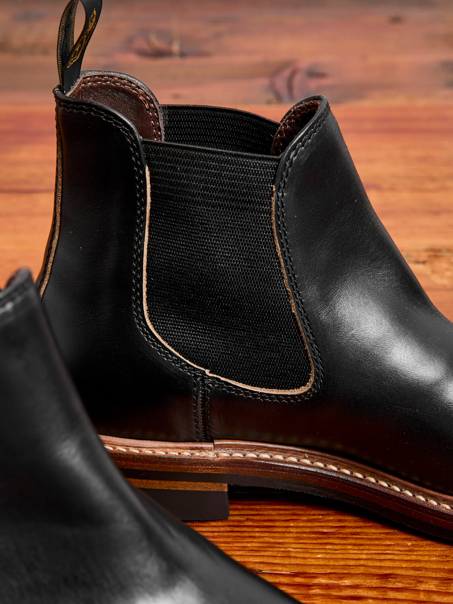 Chelsea Boot in Horween Chromexcel Black - Image 8