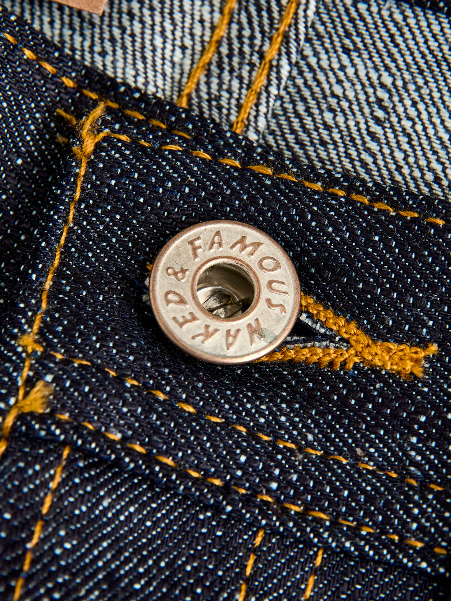 "Chinese New Year Indigo Dragon" 12.5oz Selvedge Denim - Weird Guy Fit - Image 9