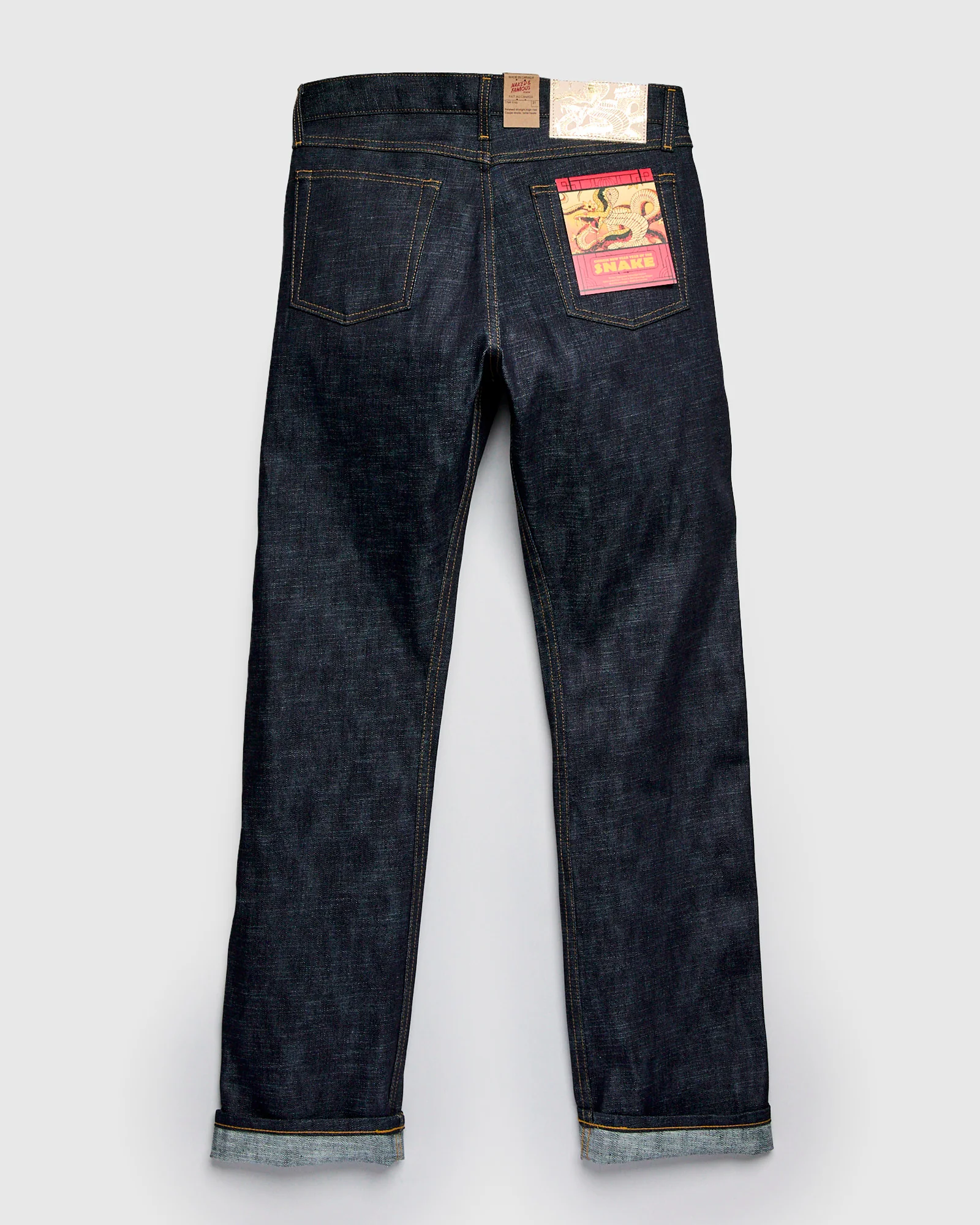 "Chinese New Year Snake" 12.5oz Selvedge Denim - True Guy Fit - Image 3