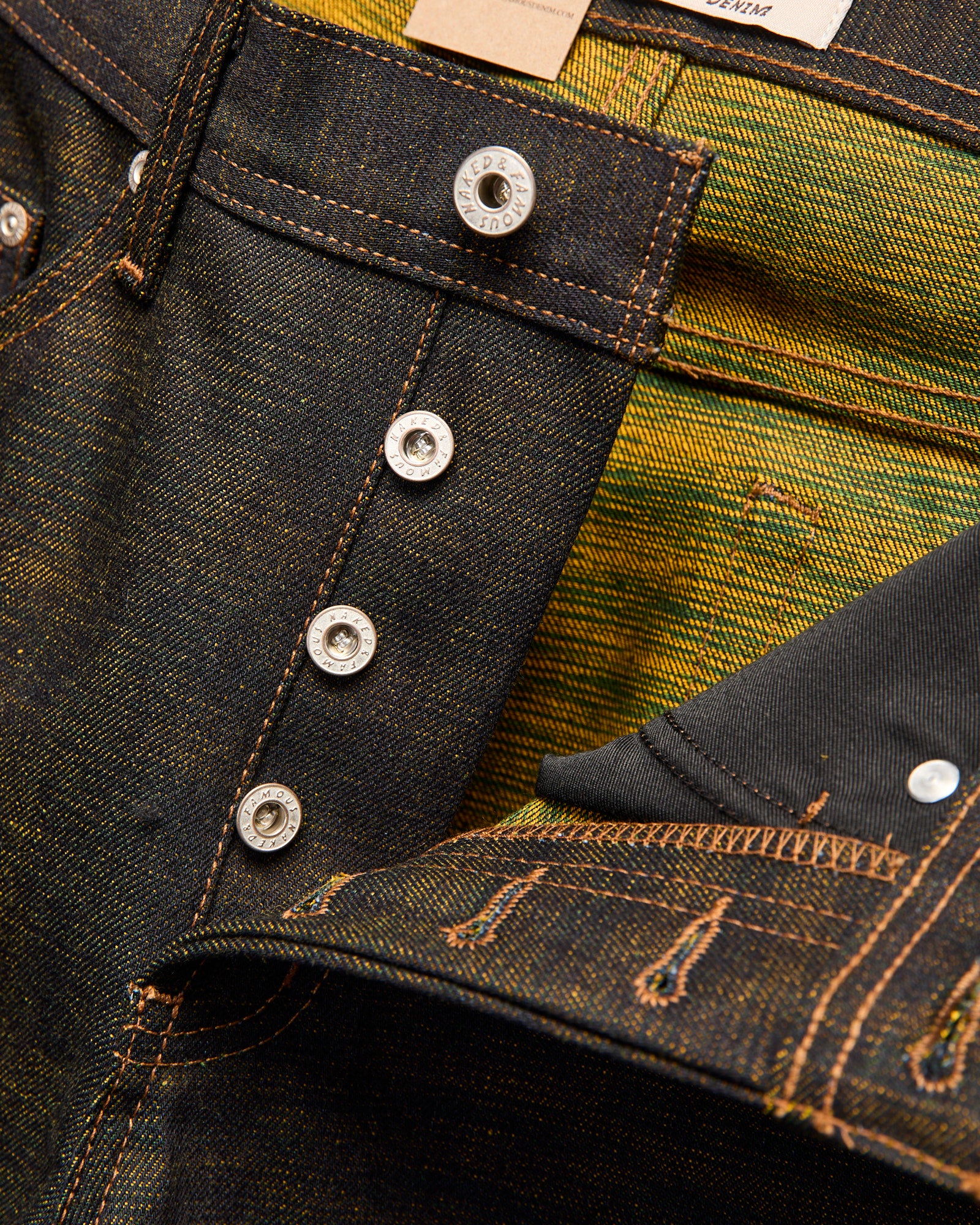 "Citrus Kasuri" 14oz Selvedge Denim - Weird Guy Fit - Image 7