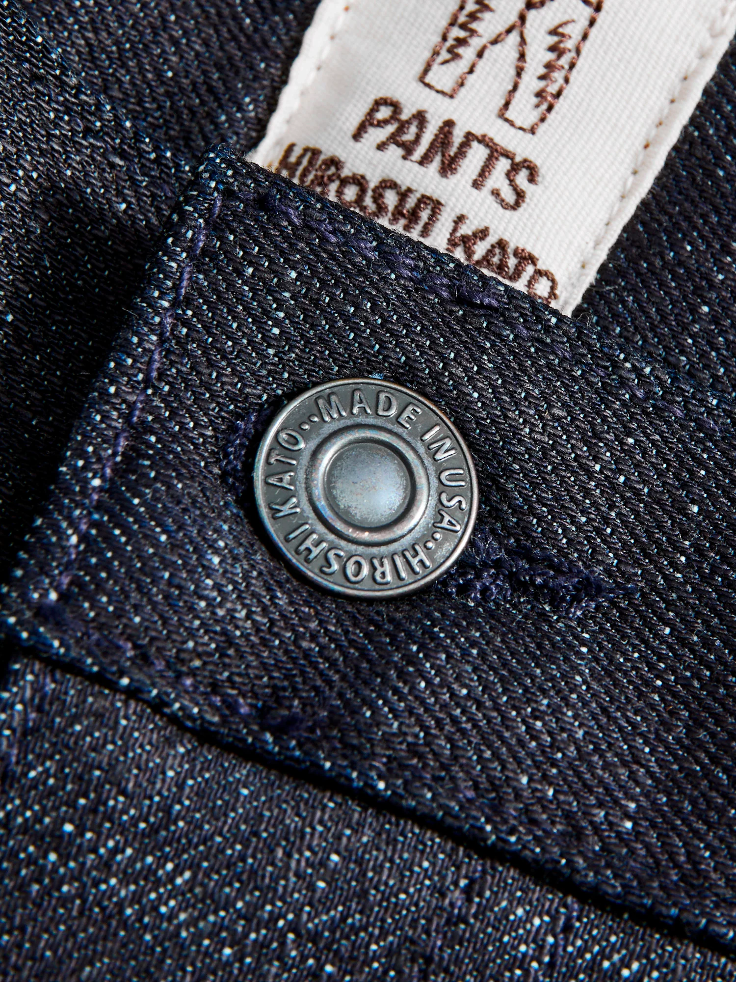 "Etched" 13oz Stretch Selvedge Denim - Pen Slim - Image 8