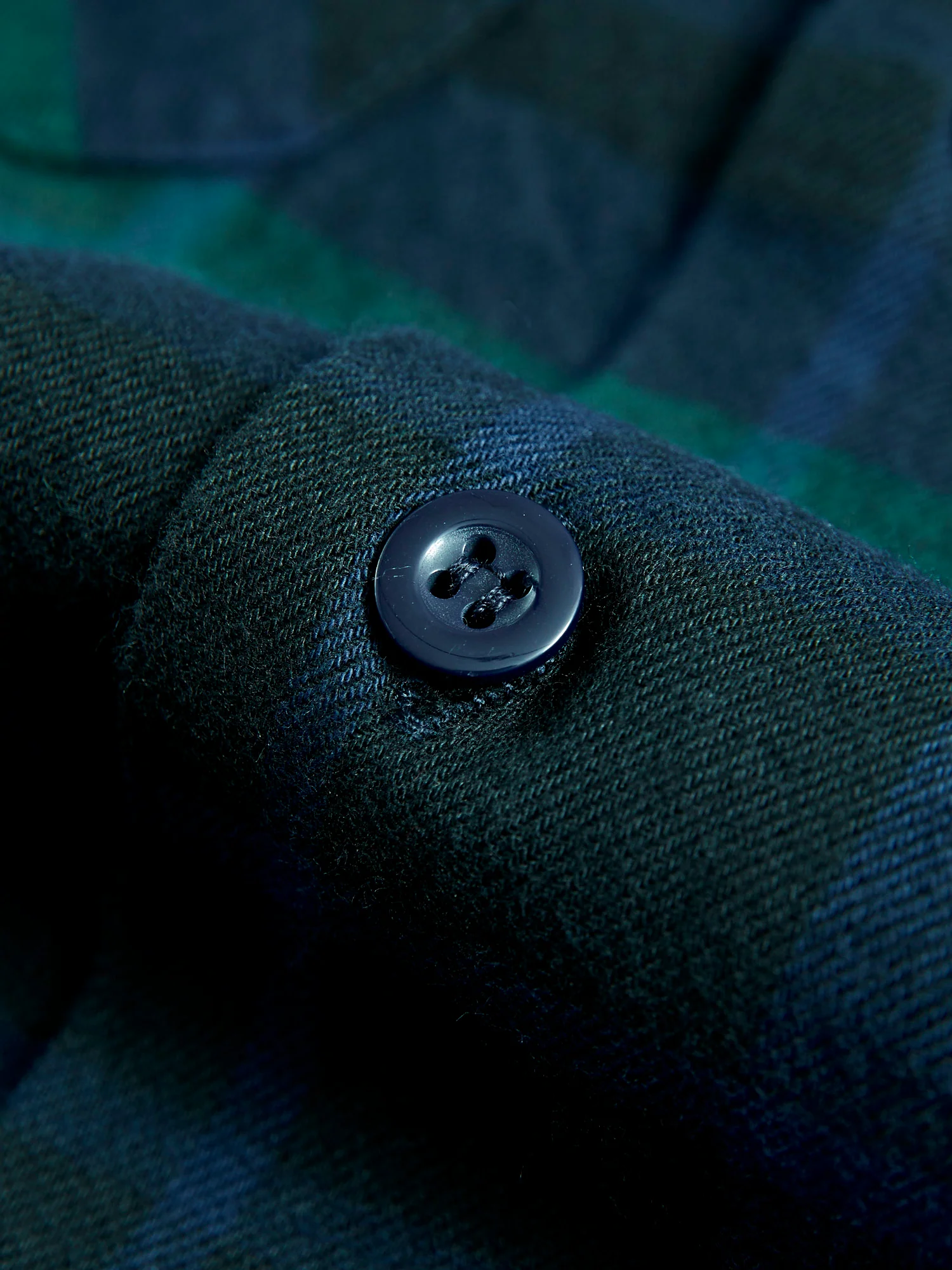 Classic Shirt in Blackwatch Cotton Flannel - Image 5