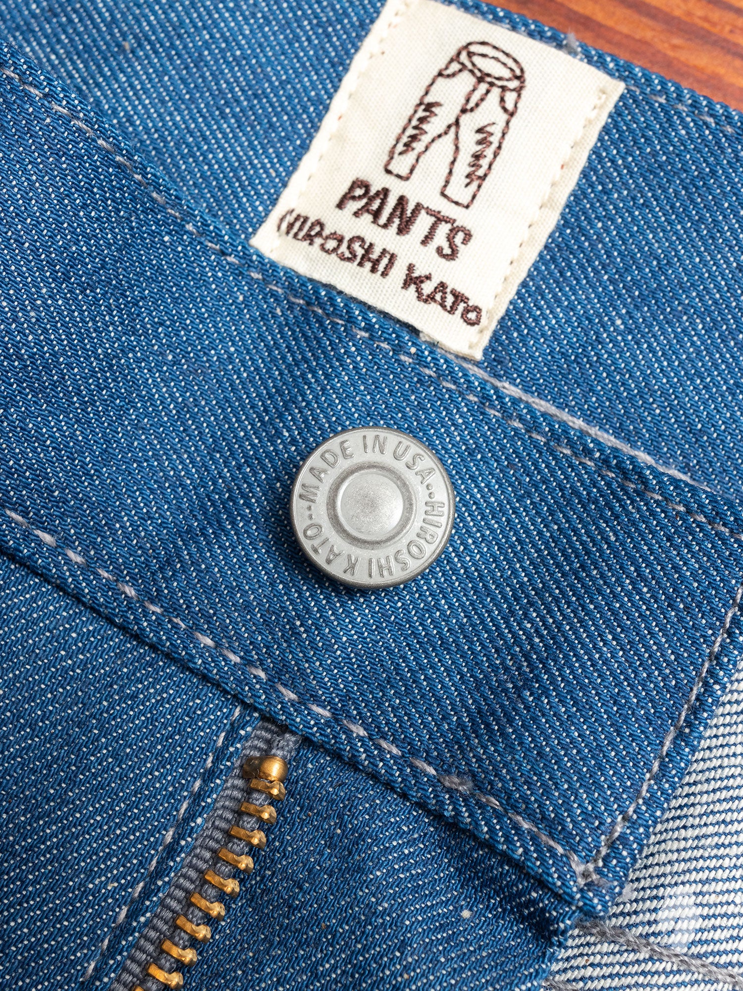 "Cobalt" 10.5oz Stretch Selvedge Denim - Pen Slim - Image 7