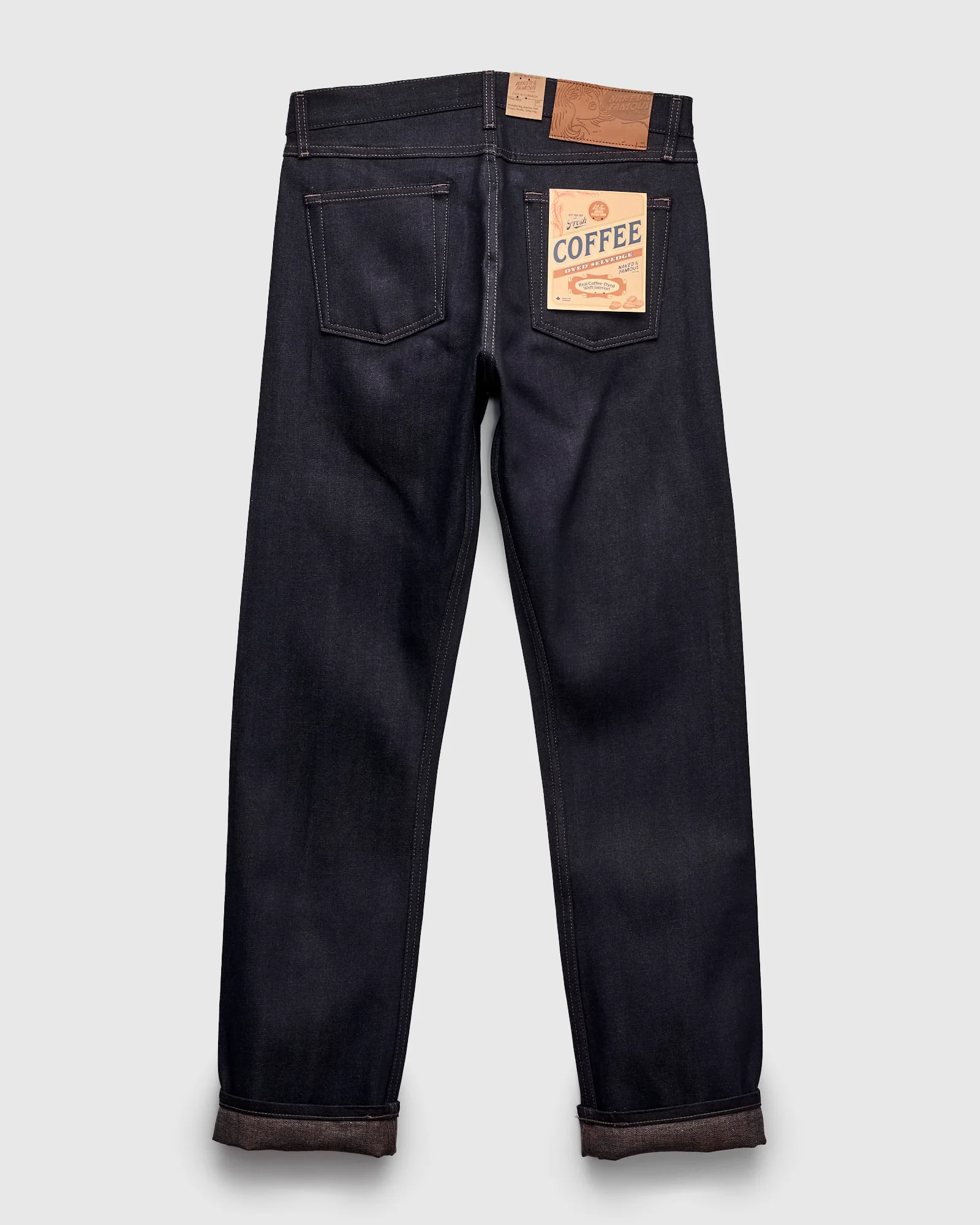 "Coffee Dye" 12.5oz Selvedge Denim - True Guy Fit - Image 3
