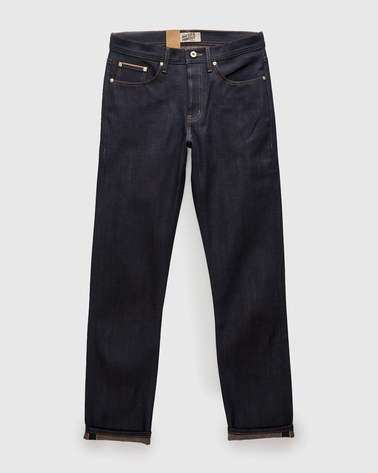 "Coffee Dye" 12.5oz Selvedge Denim - Weird Guy Fit - Image 2