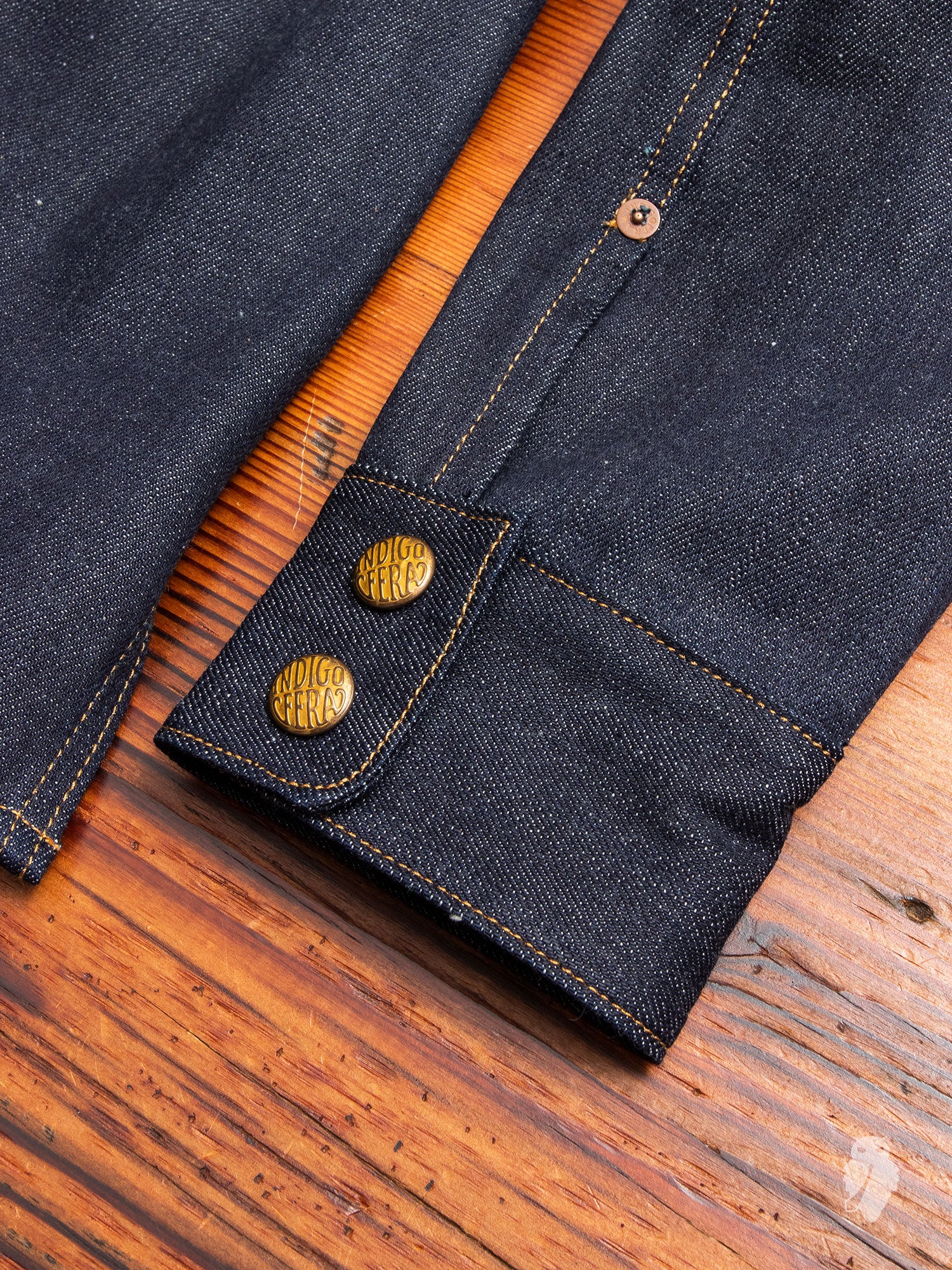 Copeland 13oz Denim Shirt in Indigo - Image 6