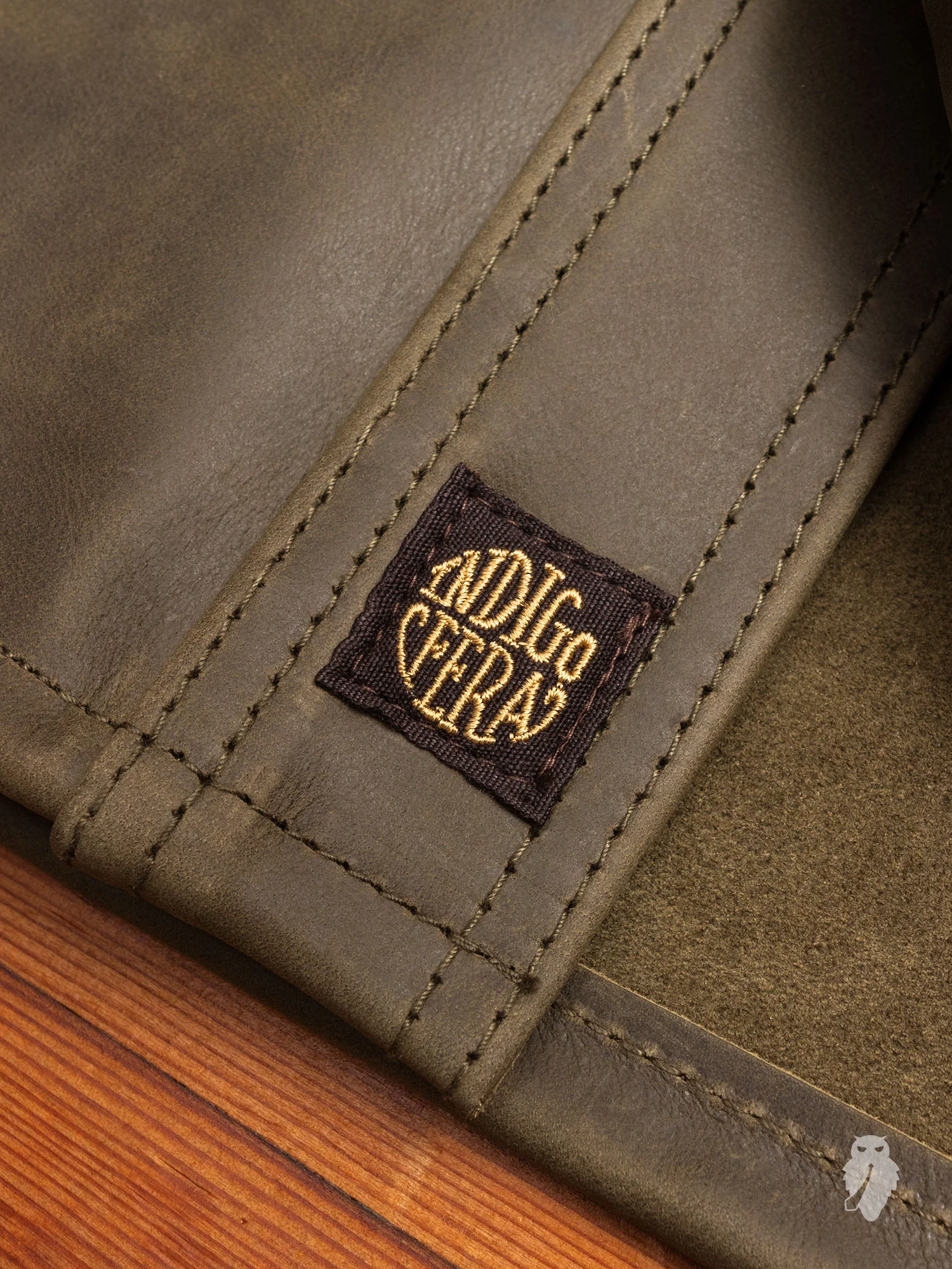 Copeland Leather Jacket in Green - Image 9