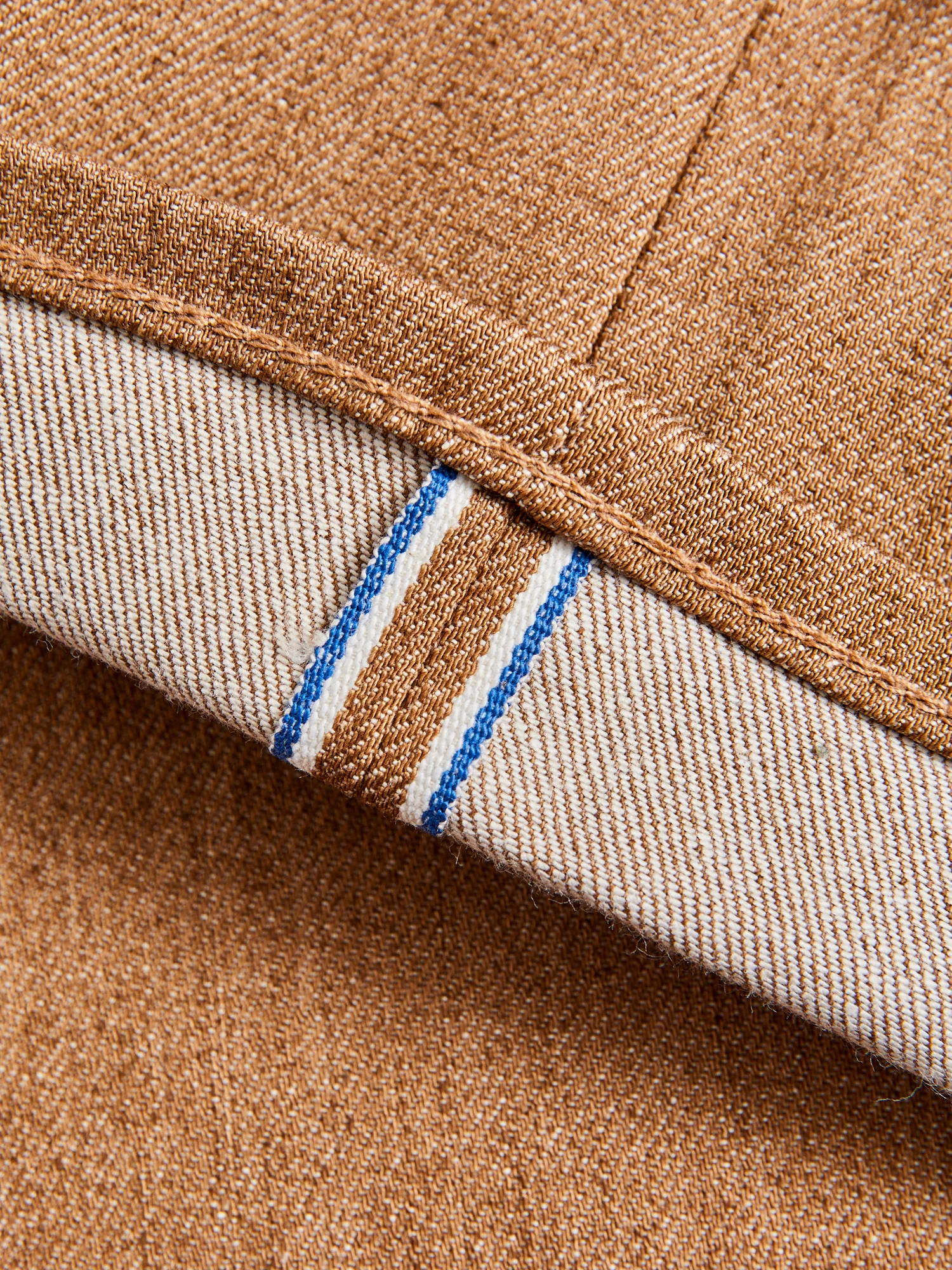 "Copper Raw" 10.5oz Stretch Selvedge Denim - Pen Slim - Image 11