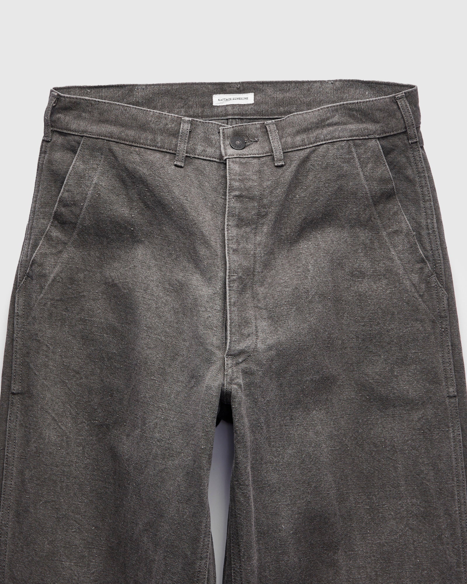 Cotton Hemp Painter Pants in Sumi - Image 4