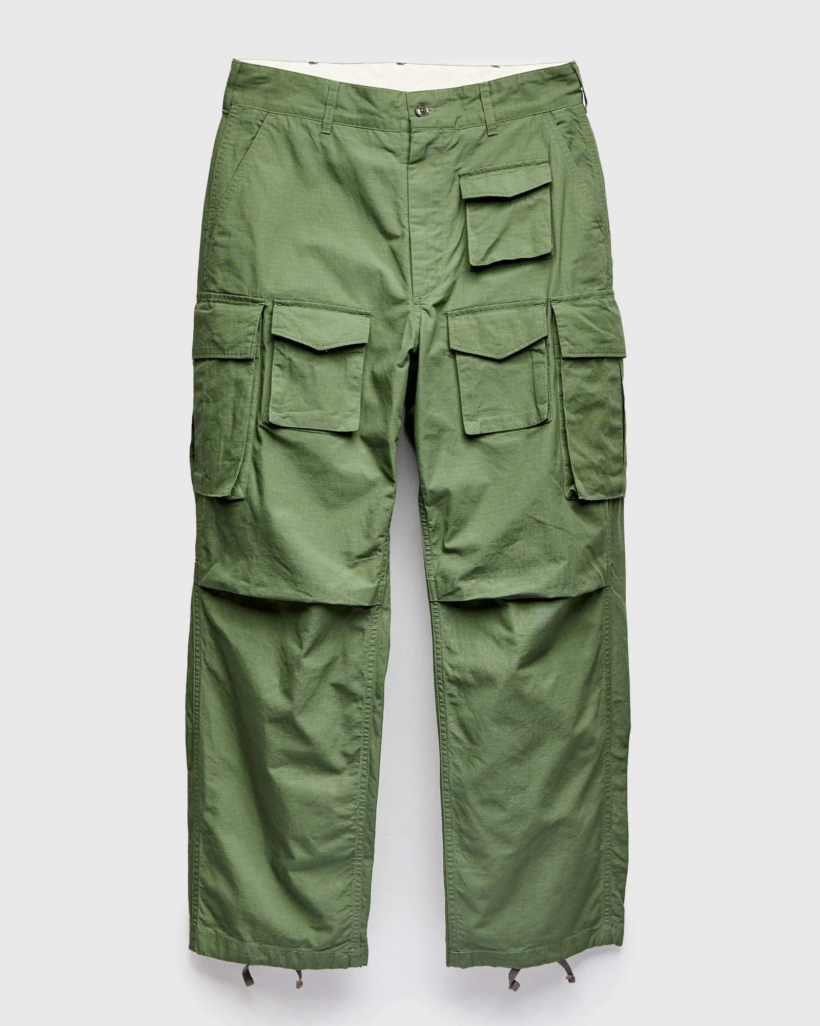 Cotton Ripstop FA Flight Cargo Pants in Olive