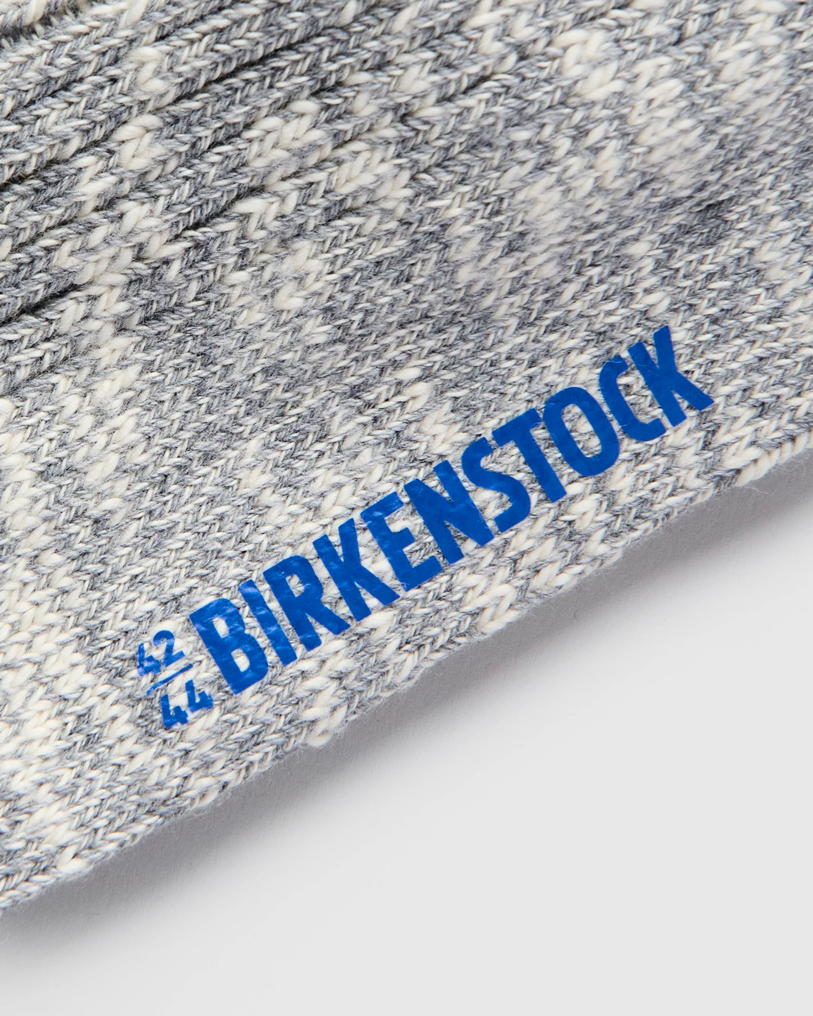 Cotton Slub Crew Sock in Grey - Image 3