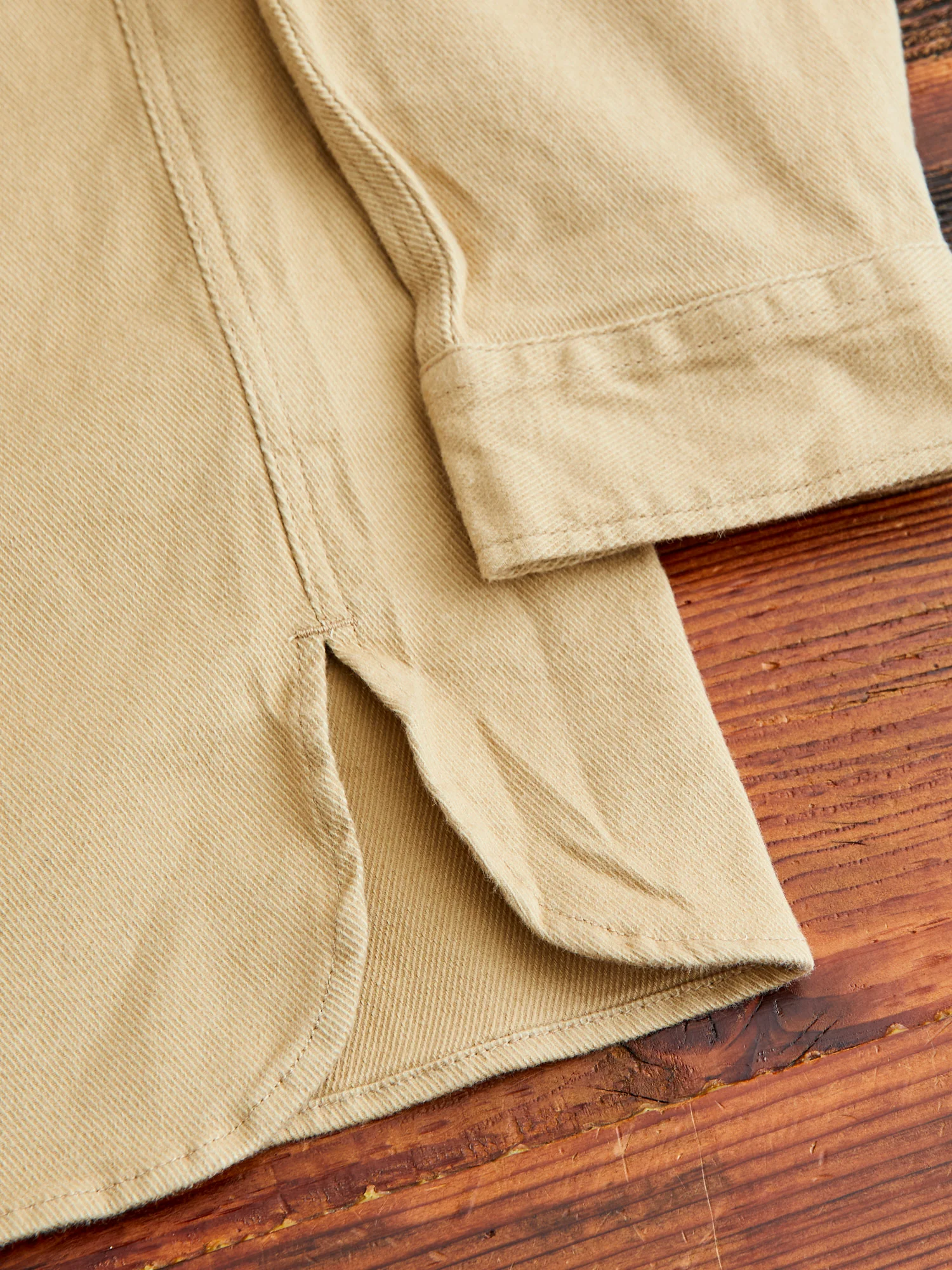 Cotton Wool CPO Shirt in Beige - Image 8