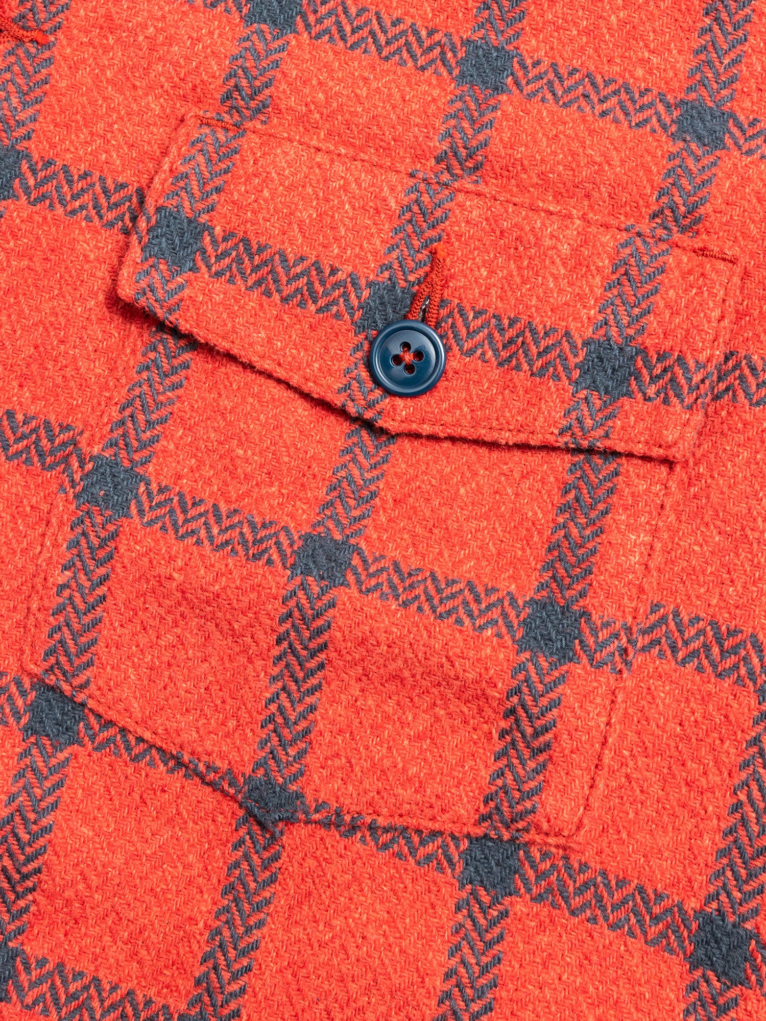 CPO Shirt Jacket in Red Check - Image 3
