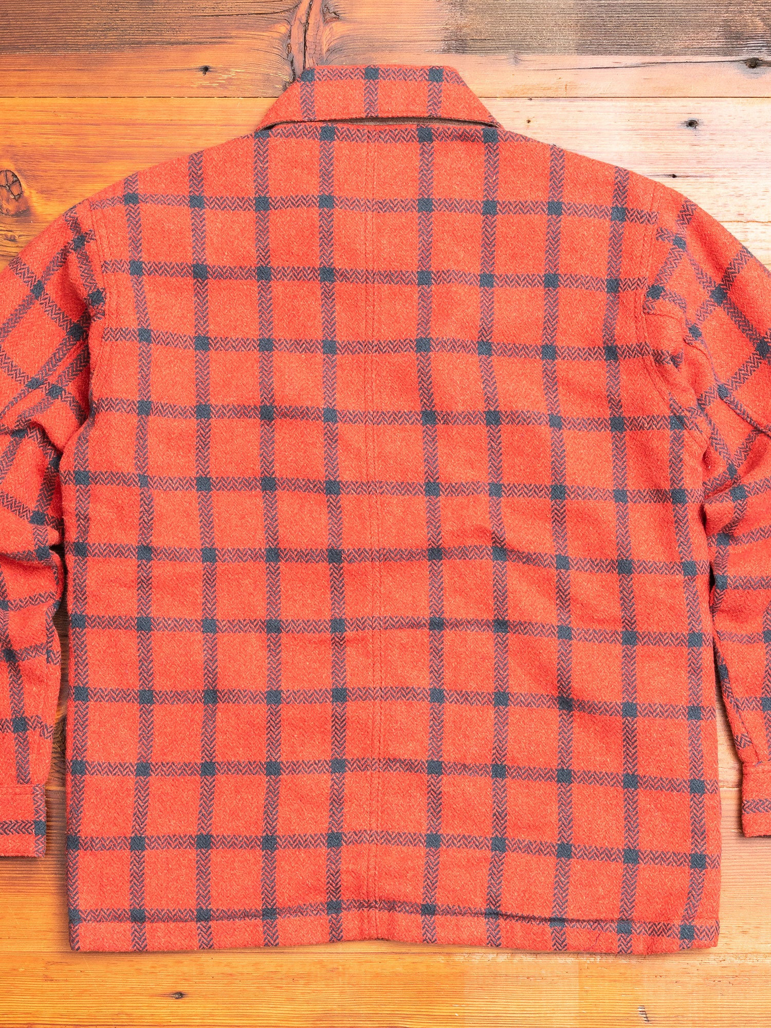 CPO Shirt Jacket in Red Check - Image 8