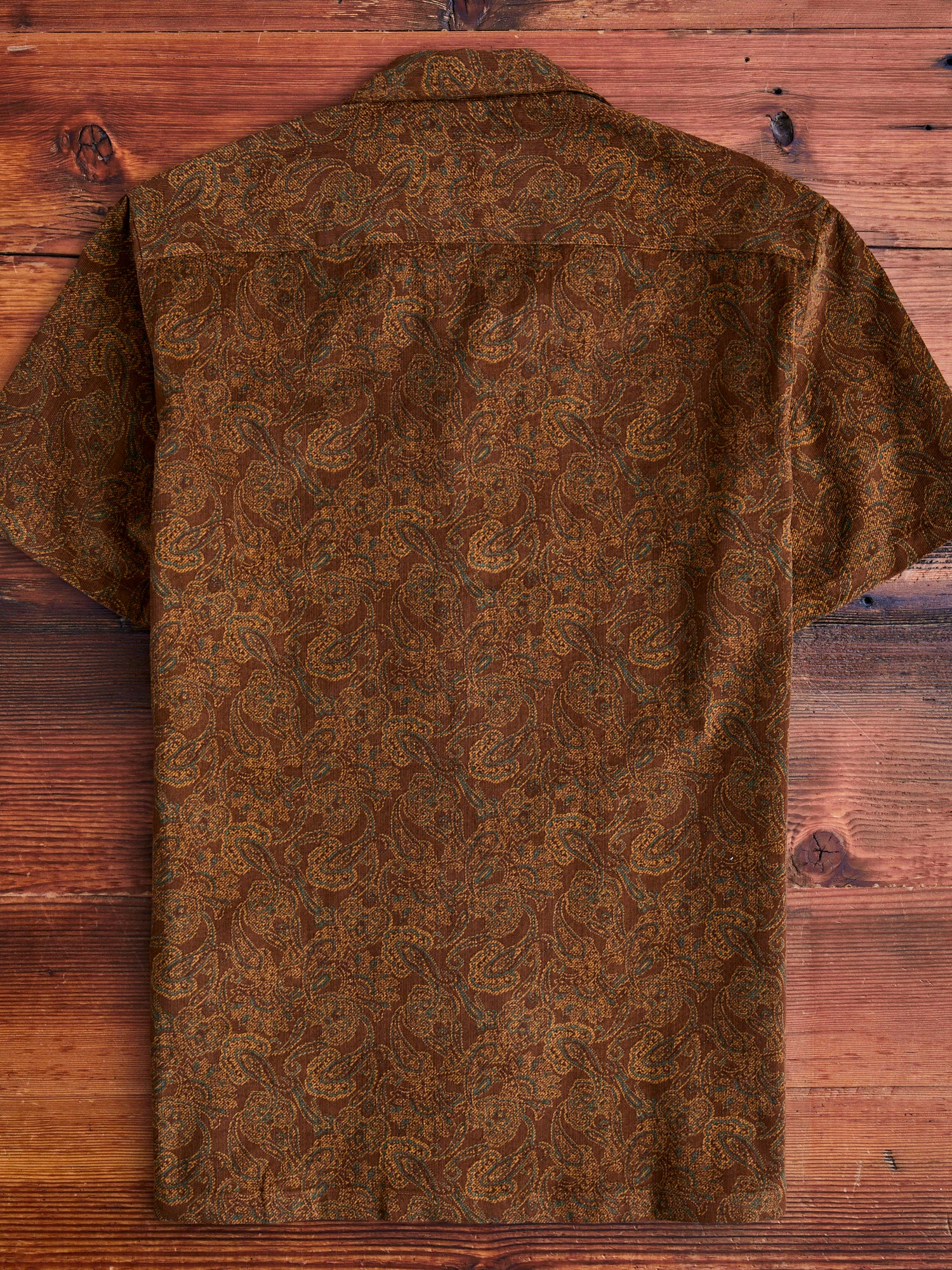 Crammond Shirt in Rust Paisley - Image 9