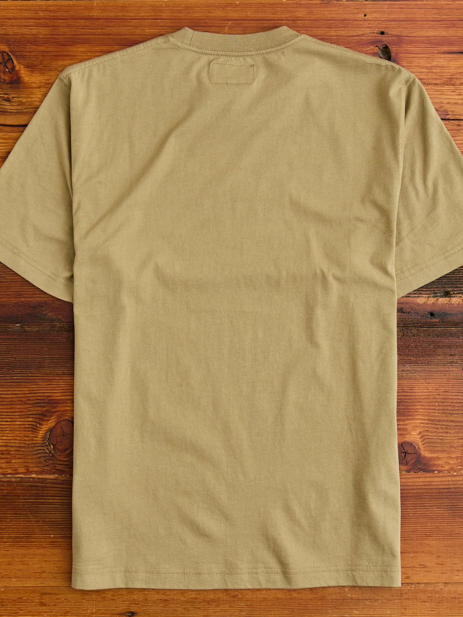 Crewneck T-Shirt in Olive - Image 6
