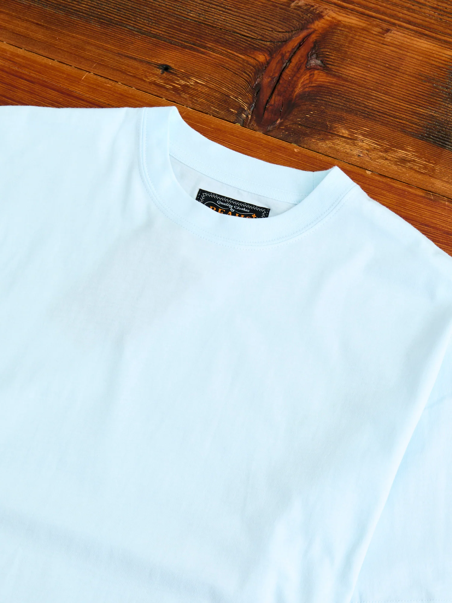 Crewneck T-Shirt in Sax - Image 3