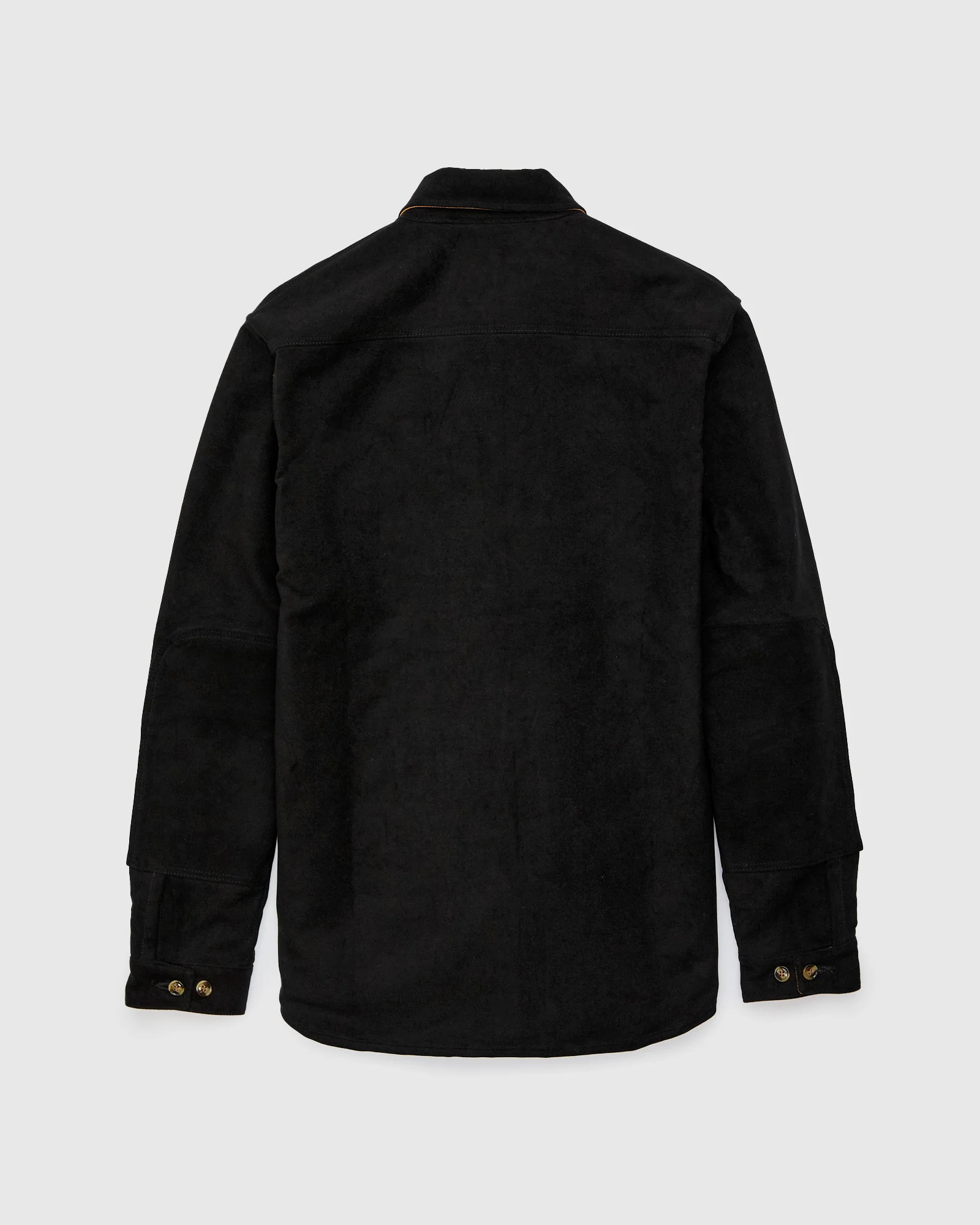Crissman Overshirt in Black Moleskin - Image 2