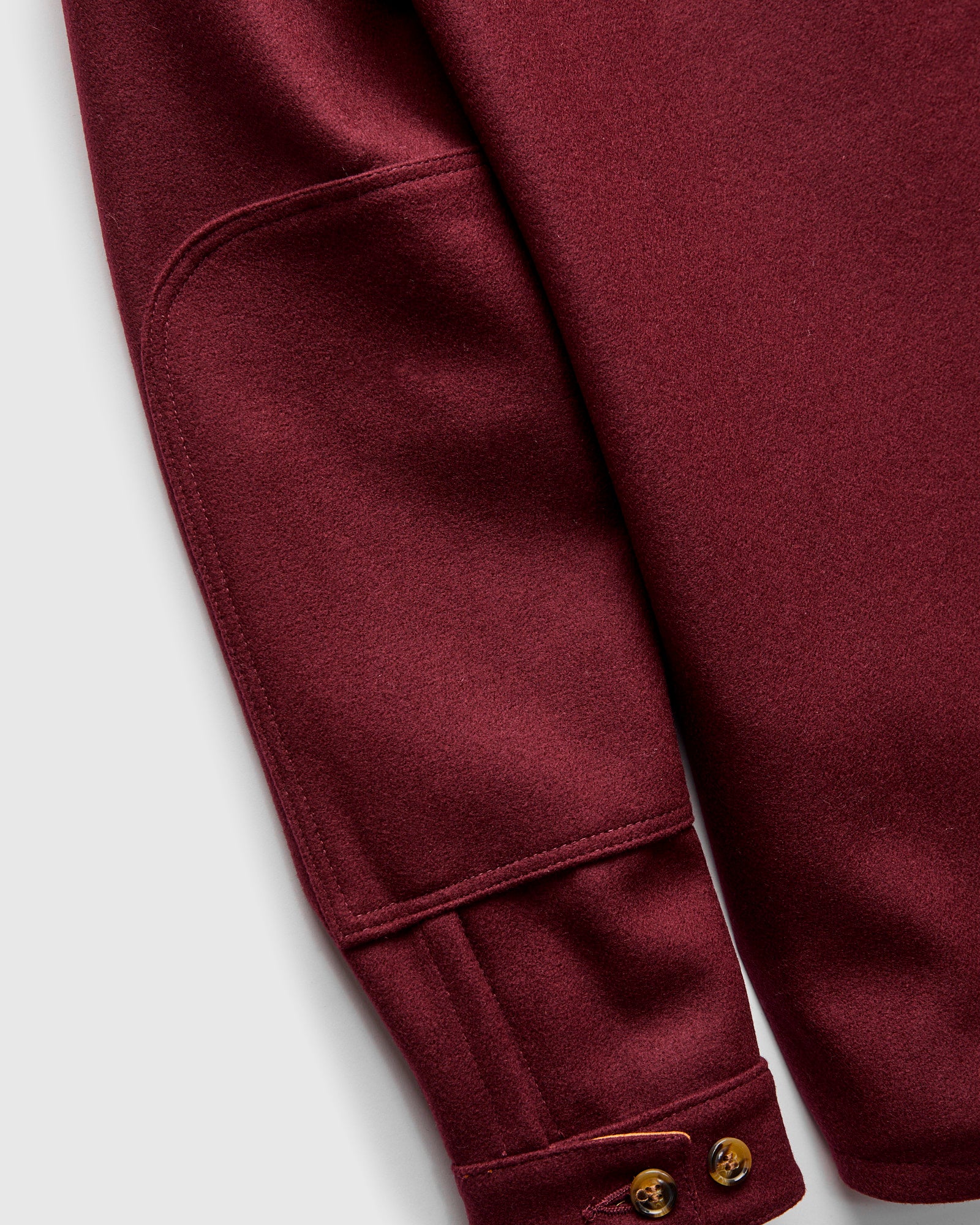 Crissman Overshirt in Burgundy - Image 7