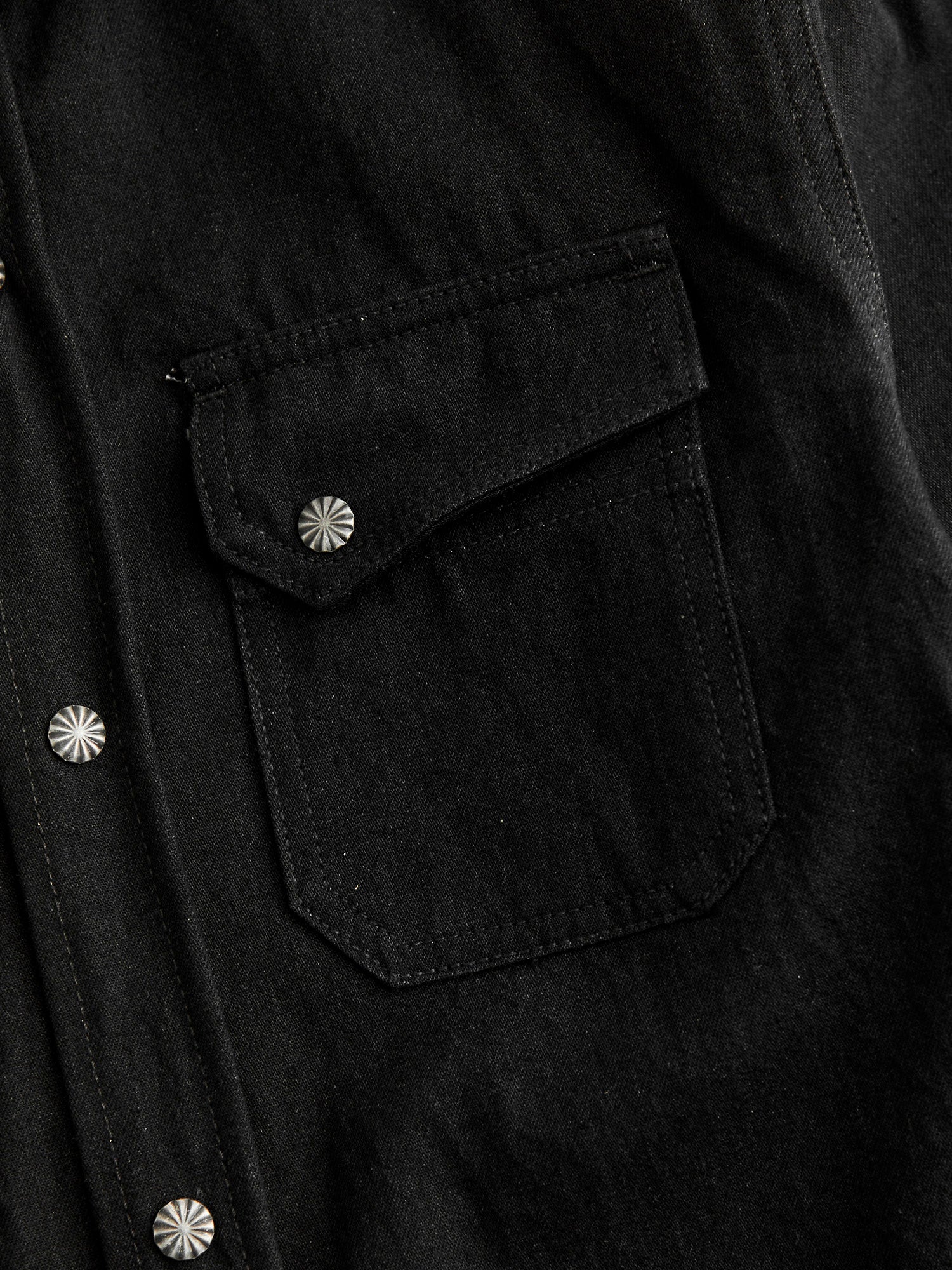 Crosscut Western in Black Denim - Image 4