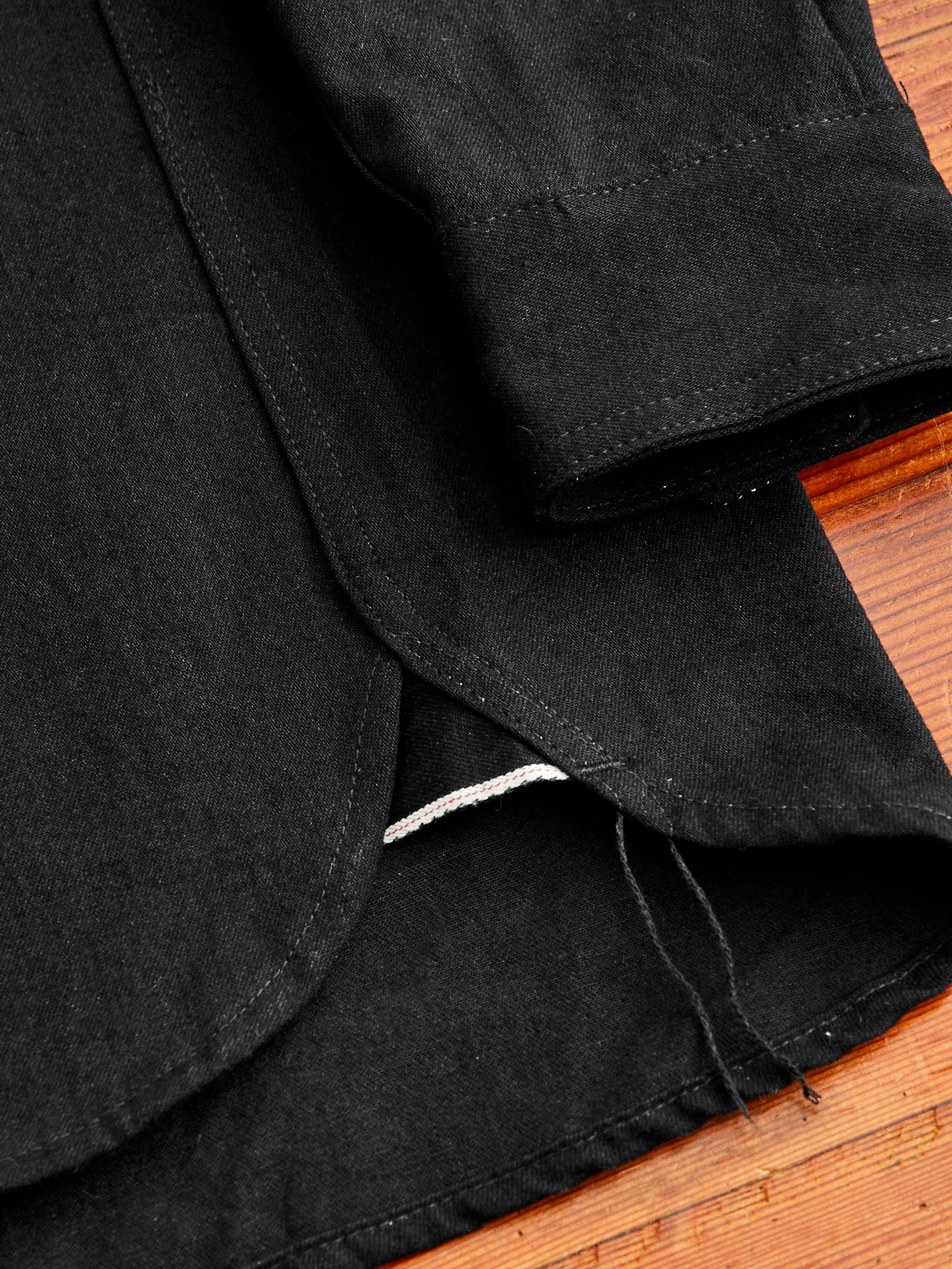 Crosscut Western in Black Denim - Image 9