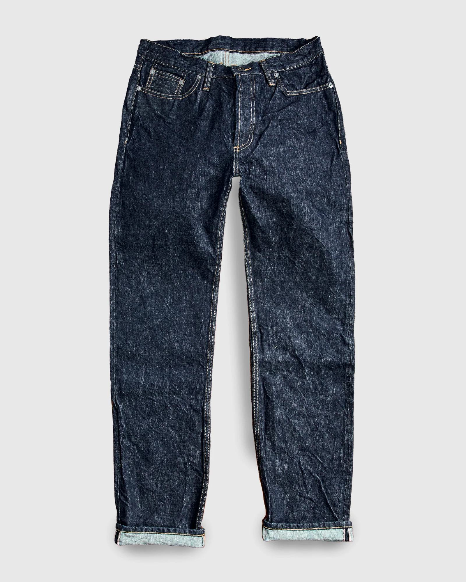 CS-100xk "Kibata" 14oz One Wash Selvedge Denim - Classic Straight Fit