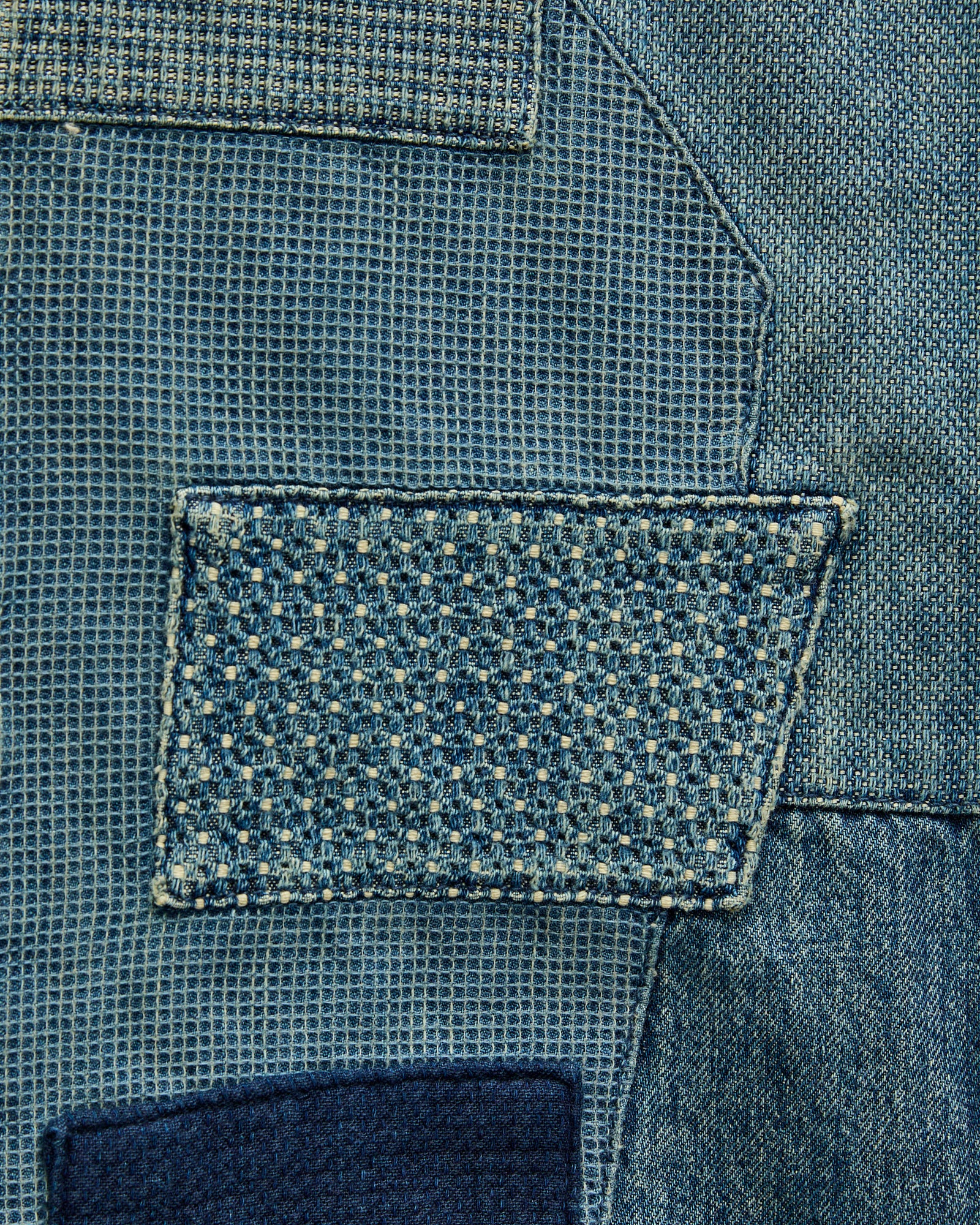 MG127 Boro Repair Selvedge Denim - Classic Straight Fit - Image 8