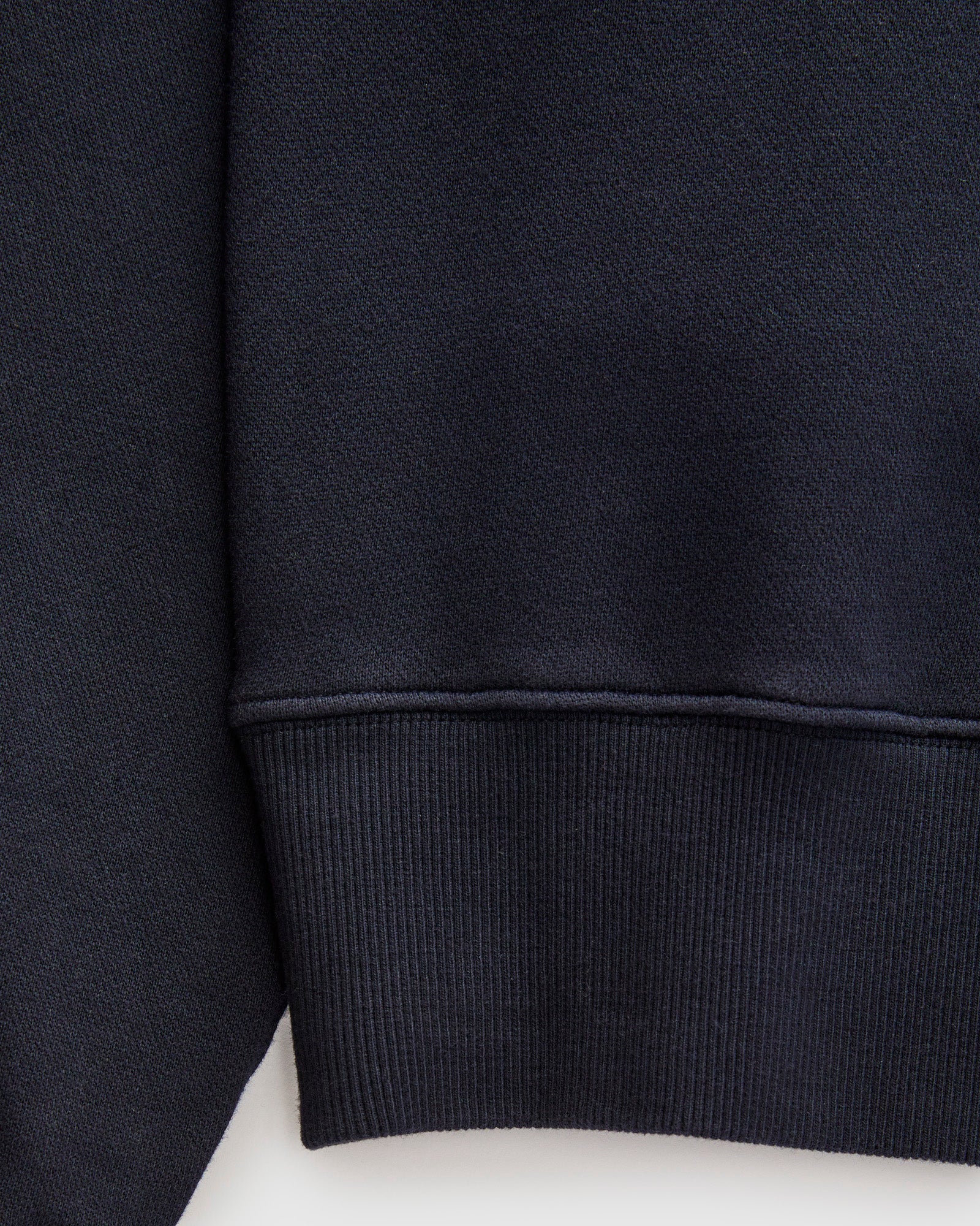 CSW28 "Good Basics" Organic Cotton Crewneck Sweater in Dark Navy - Image 5
