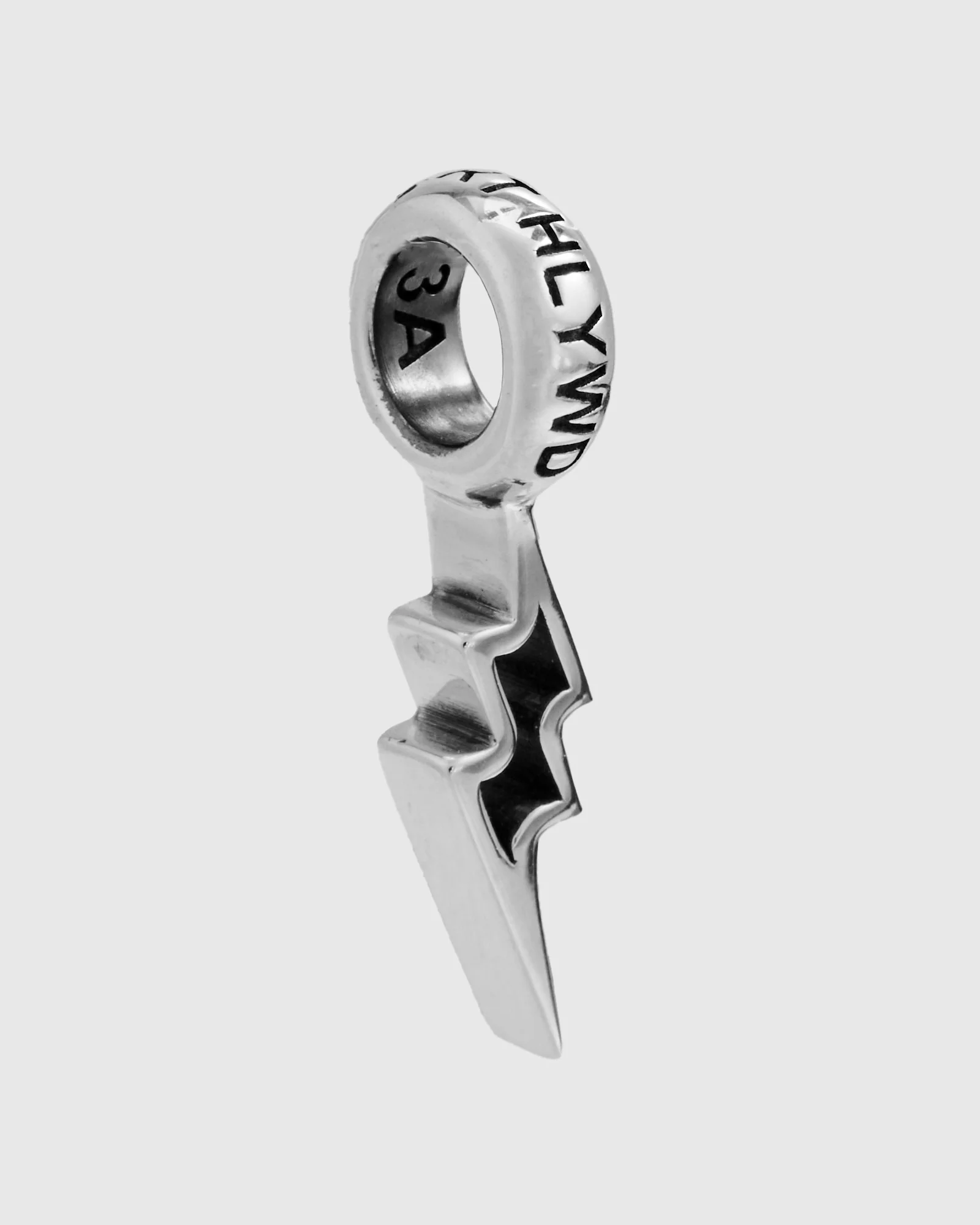 Cutout Shazam! Pendant 3A in Sterling Silver - Image 4