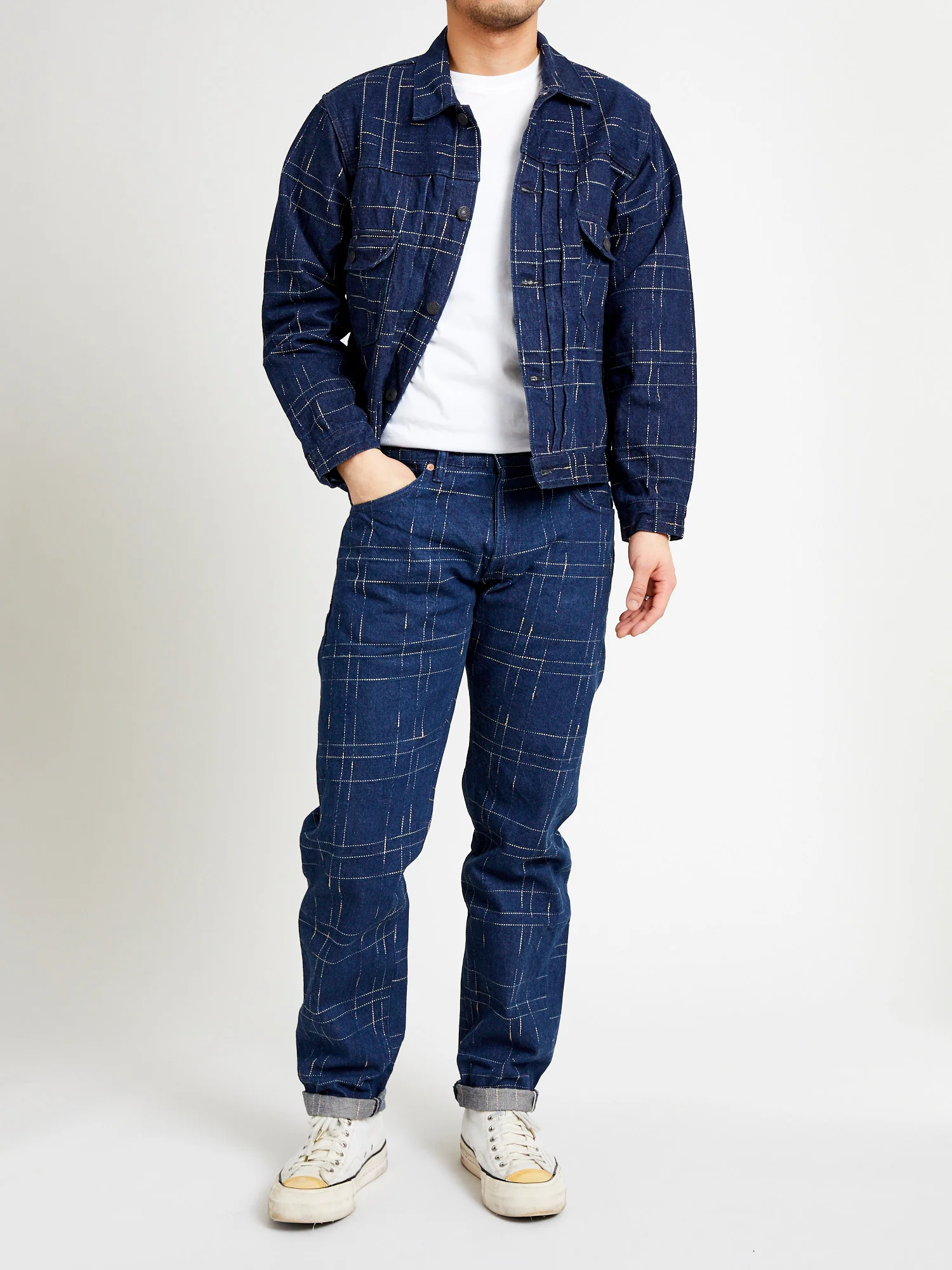"Midare Kasuri" 14oz Selvedge Denim - Relaxed Tapered Fit - Image 13