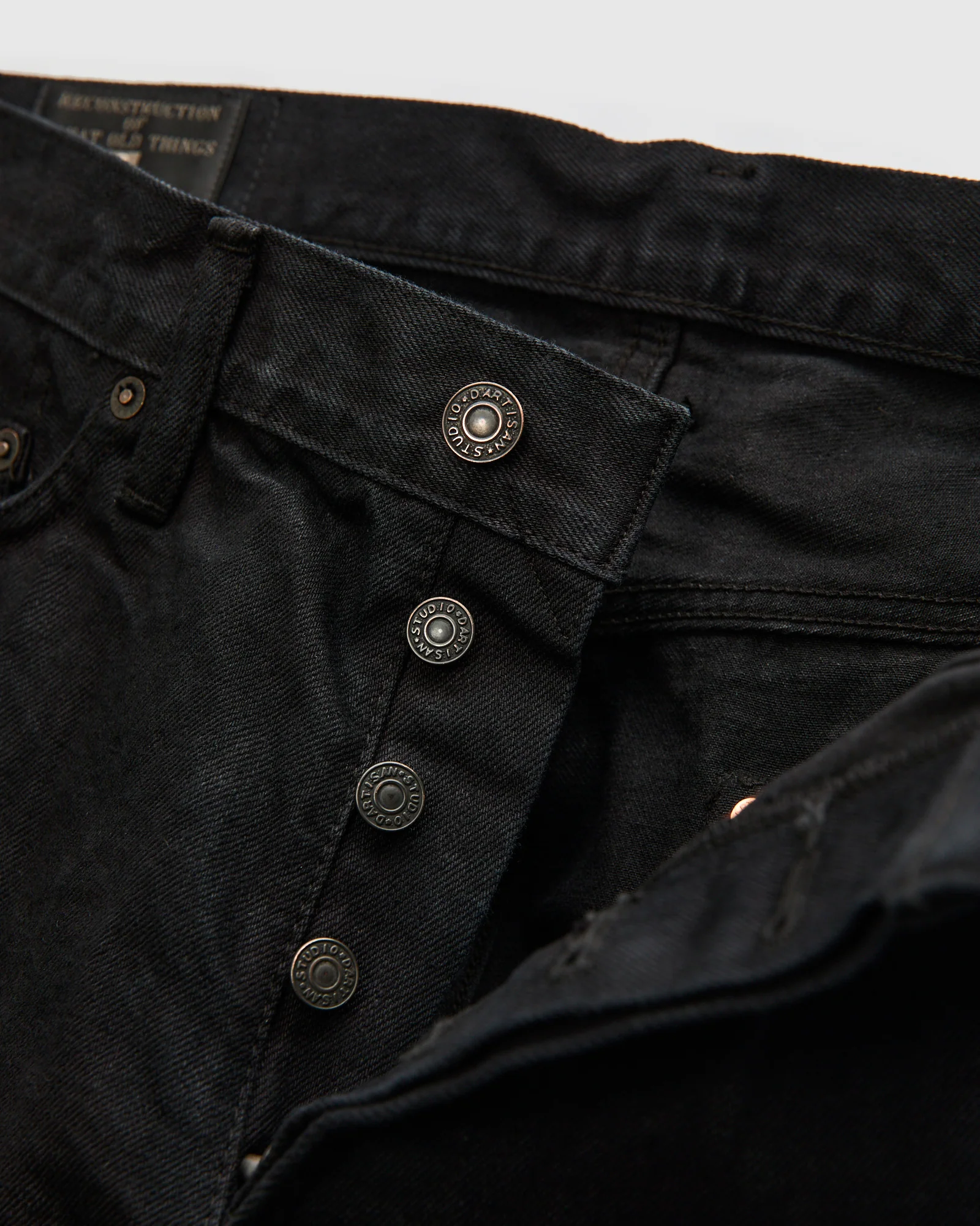 D1899S "Kyoto Montsuki" 13.5oz Kuro Overdye x Natural Indigo Selvedge Denim - Tapered Fit - Image 7