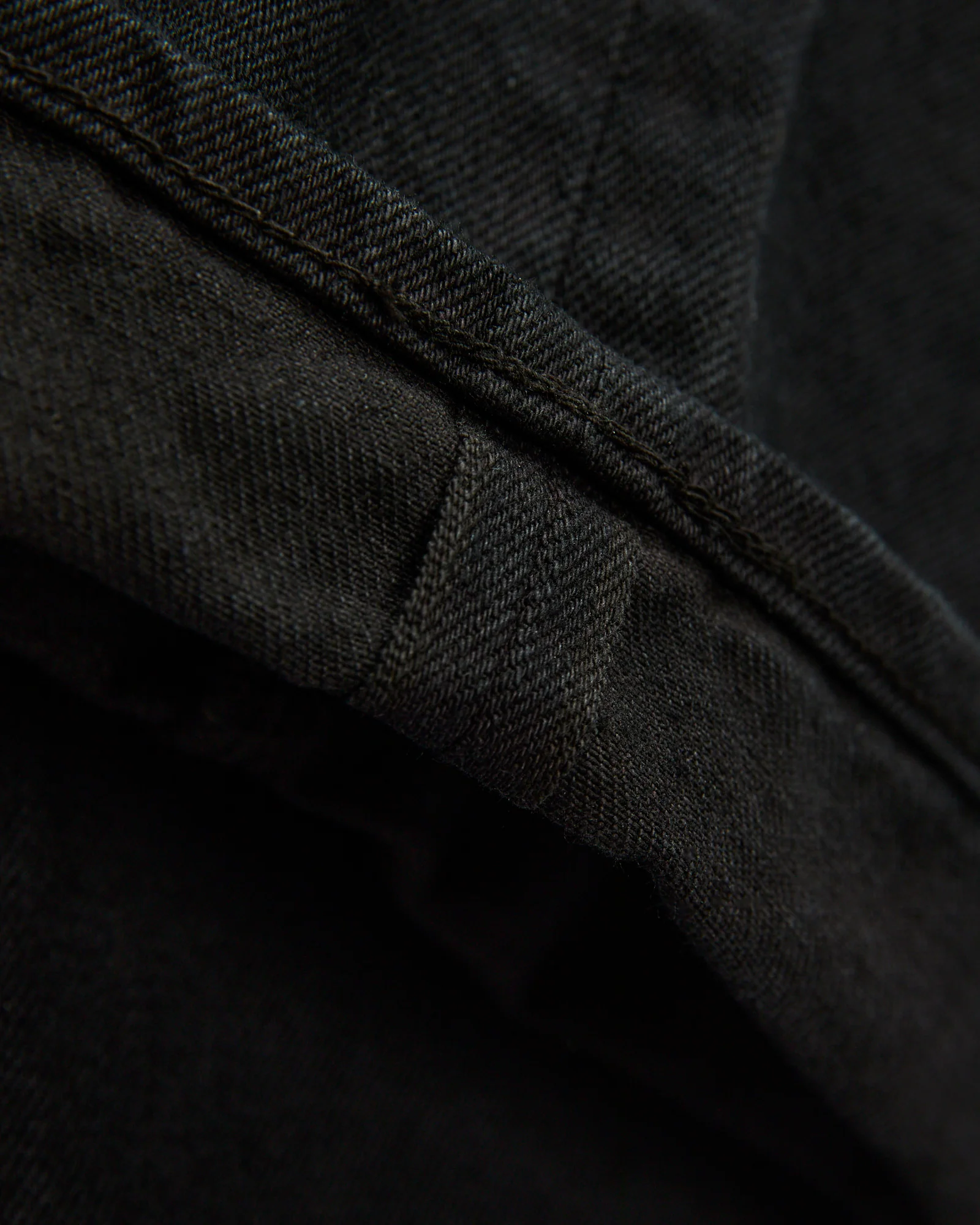 D1899S "Kyoto Montsuki" 13.5oz Kuro Overdye x Natural Indigo Selvedge Denim - Tapered Fit - Image 8