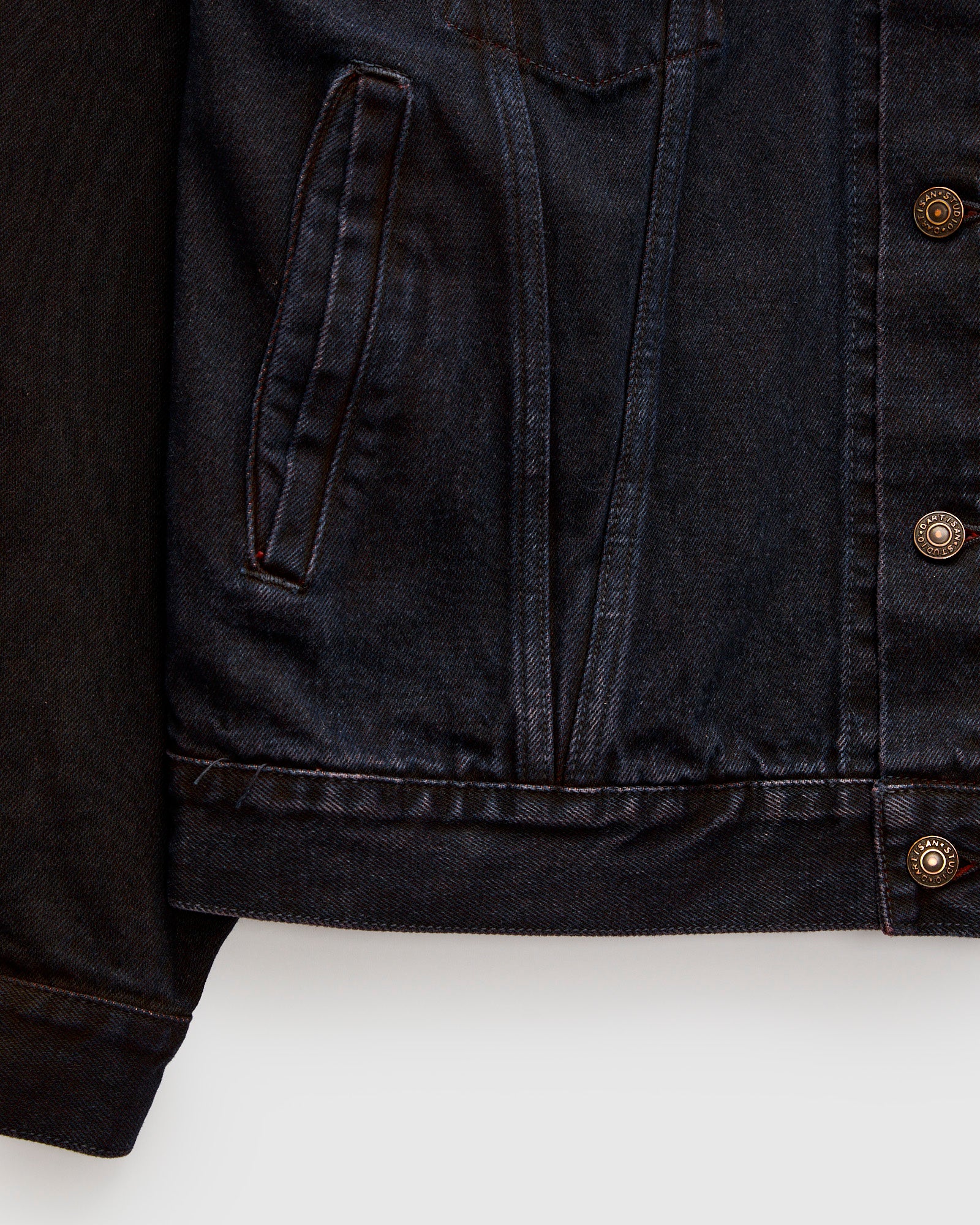 D4621 "Bengala" 14oz Natural Dye Selvedge Type-3 Jacket - Image 7