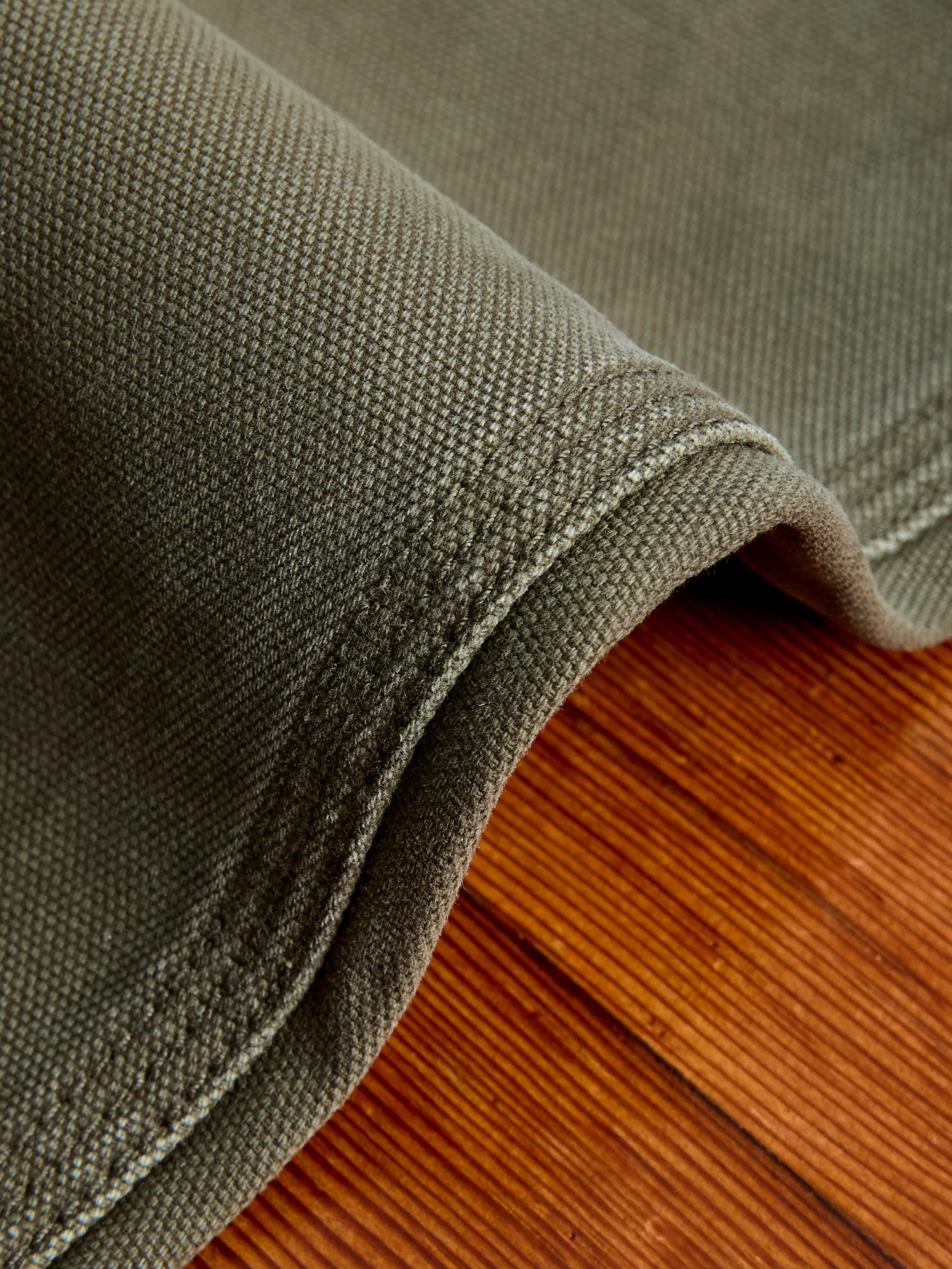 Dad's Fit Painter Pants in Army Green - Image 10