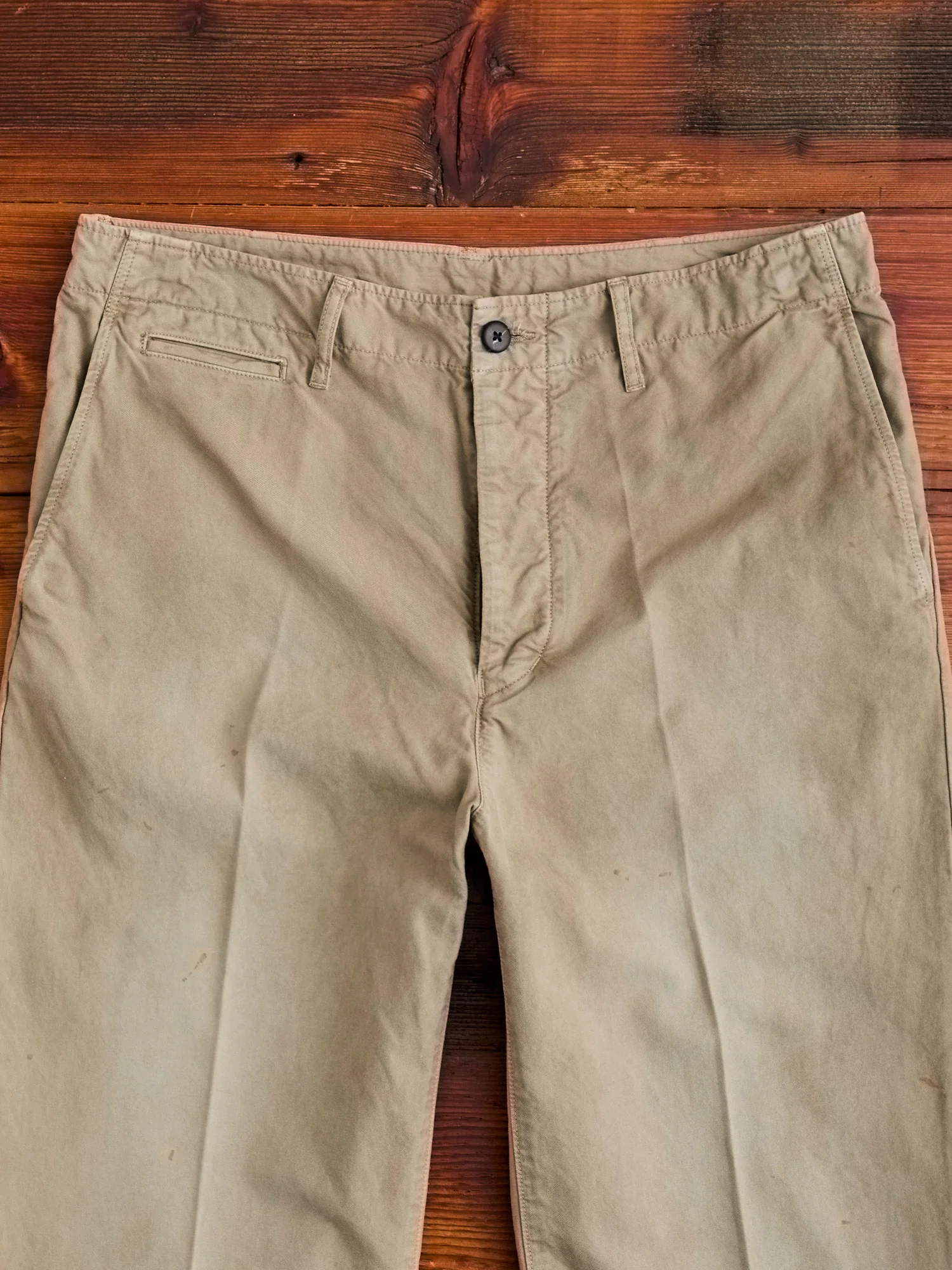 Damaged Field Chino Pants in Beige - Image 3
