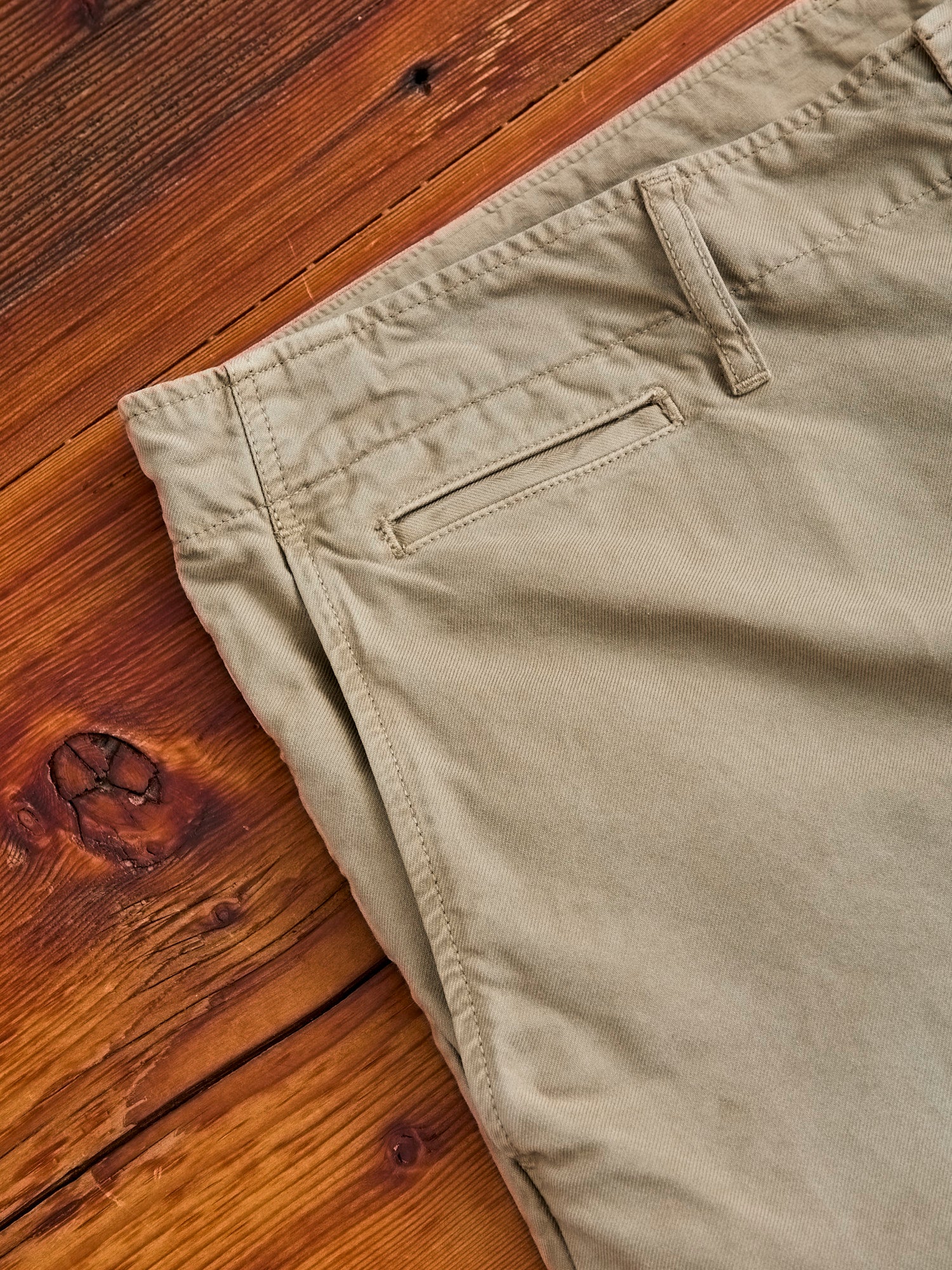 Damaged Field Chino Pants in Beige - Image 4
