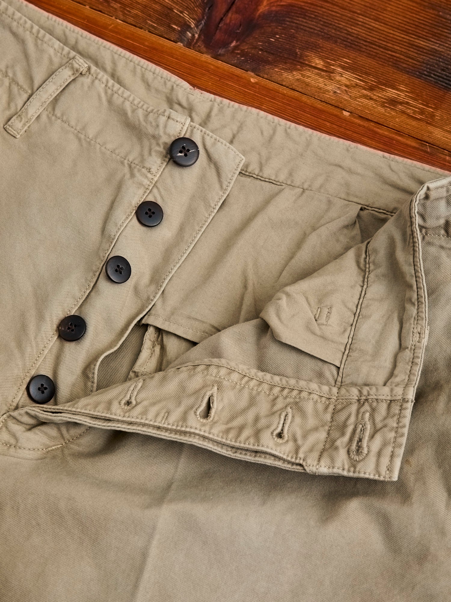 Damaged Field Chino Pants in Beige - Image 7