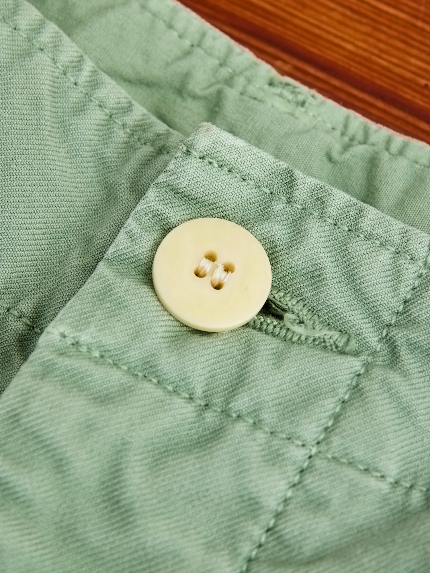 Damaged Field Chino Pants in Green - Image 6