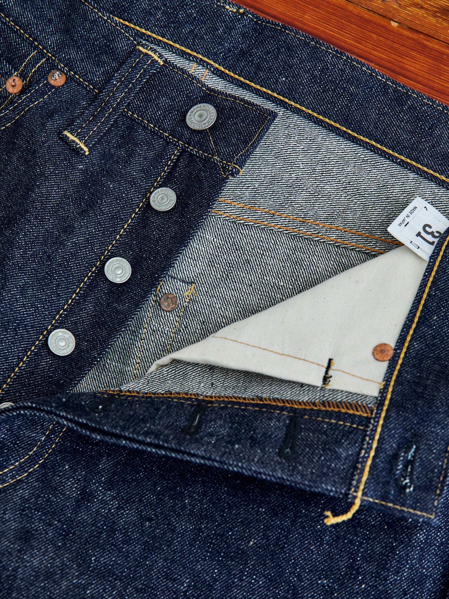 DD-1001XX "1947 Model" 13.5oz Unsanforized Selvedge Denim - Regular Straight - Image 9