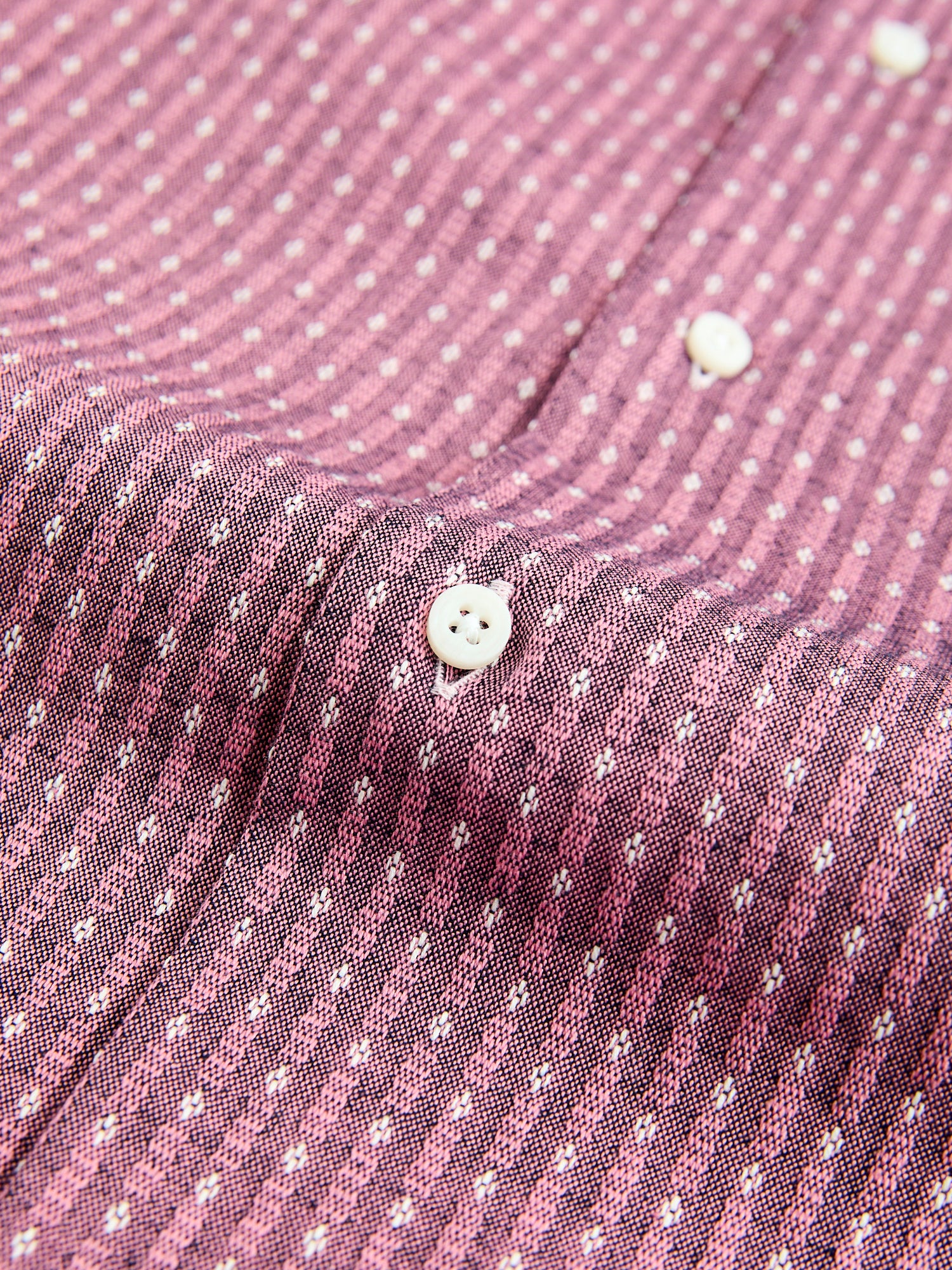 Dobby Camp Shirt in Pink - Image 6