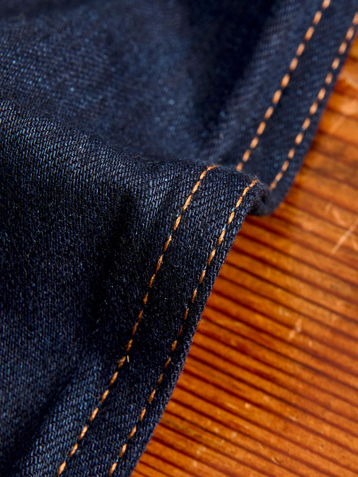 "Deep Sea Selvedge" 12.5oz Double Indigo Selvedge Denim - Weird Guy Fit - Image 8